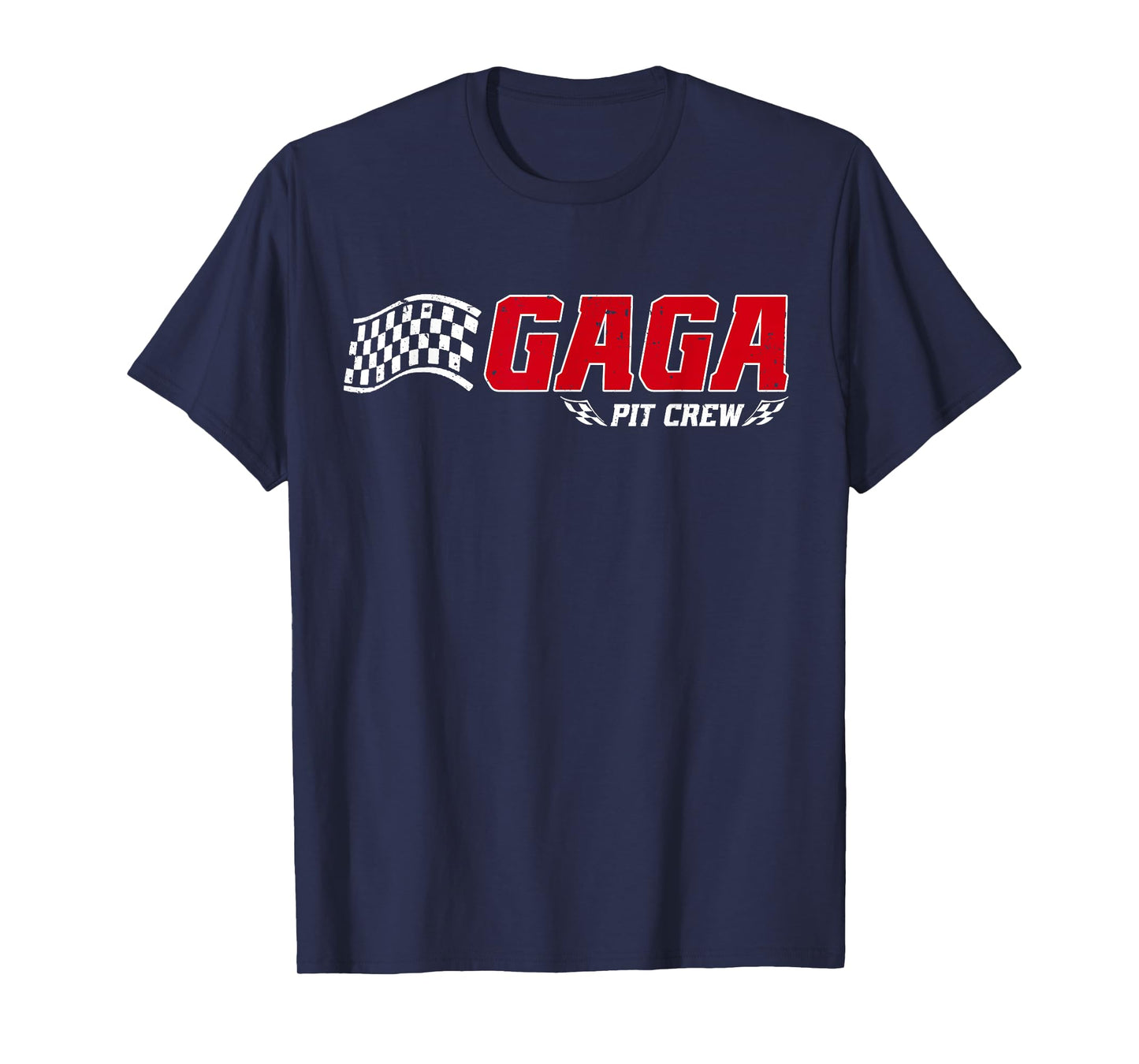 Gaga Pit Crew Race Car Birthday Family Matching T-Shirt