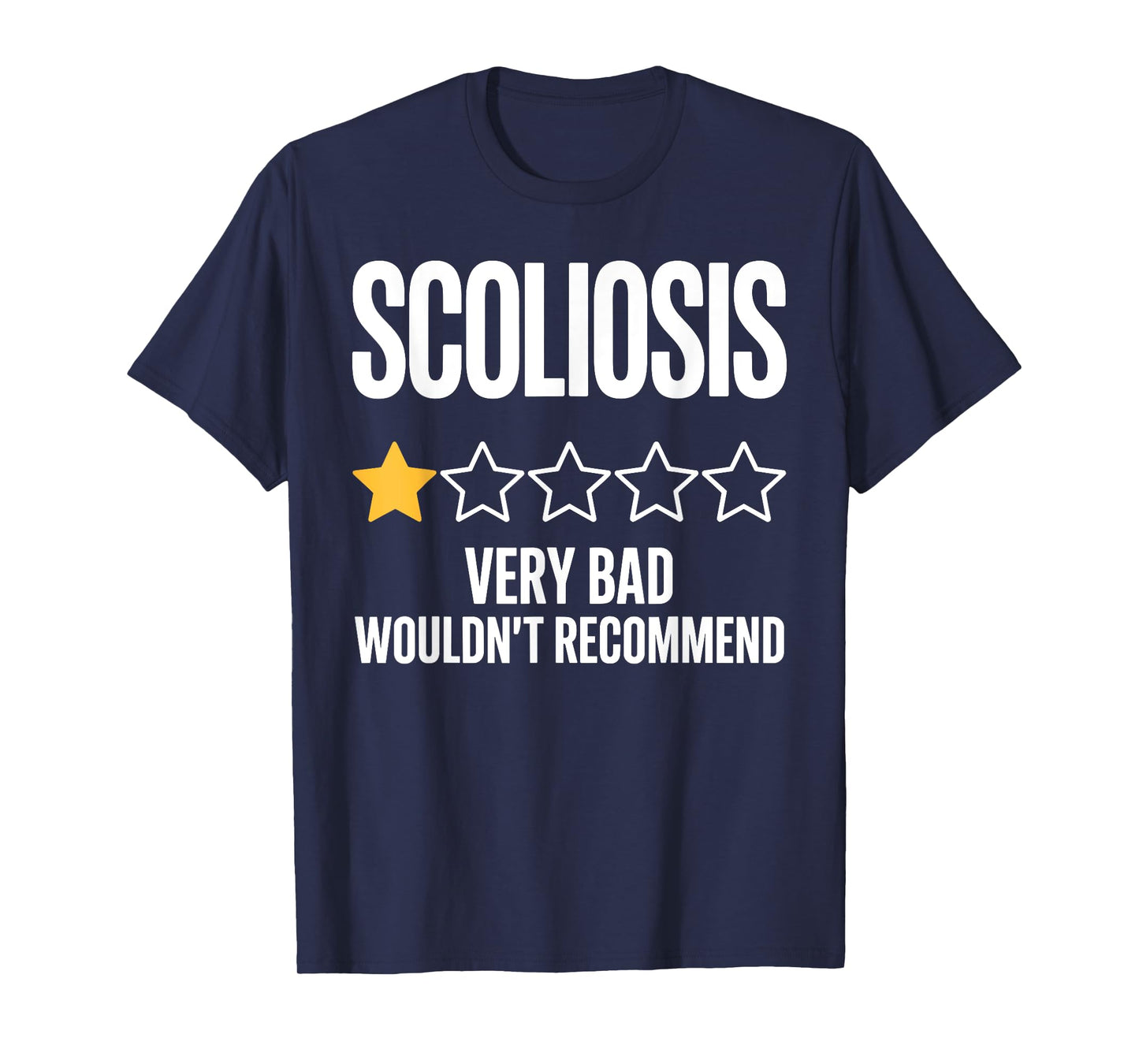 Funny Scoliosis Design For Men Women Adult Scoliosis Warrior T-Shirt