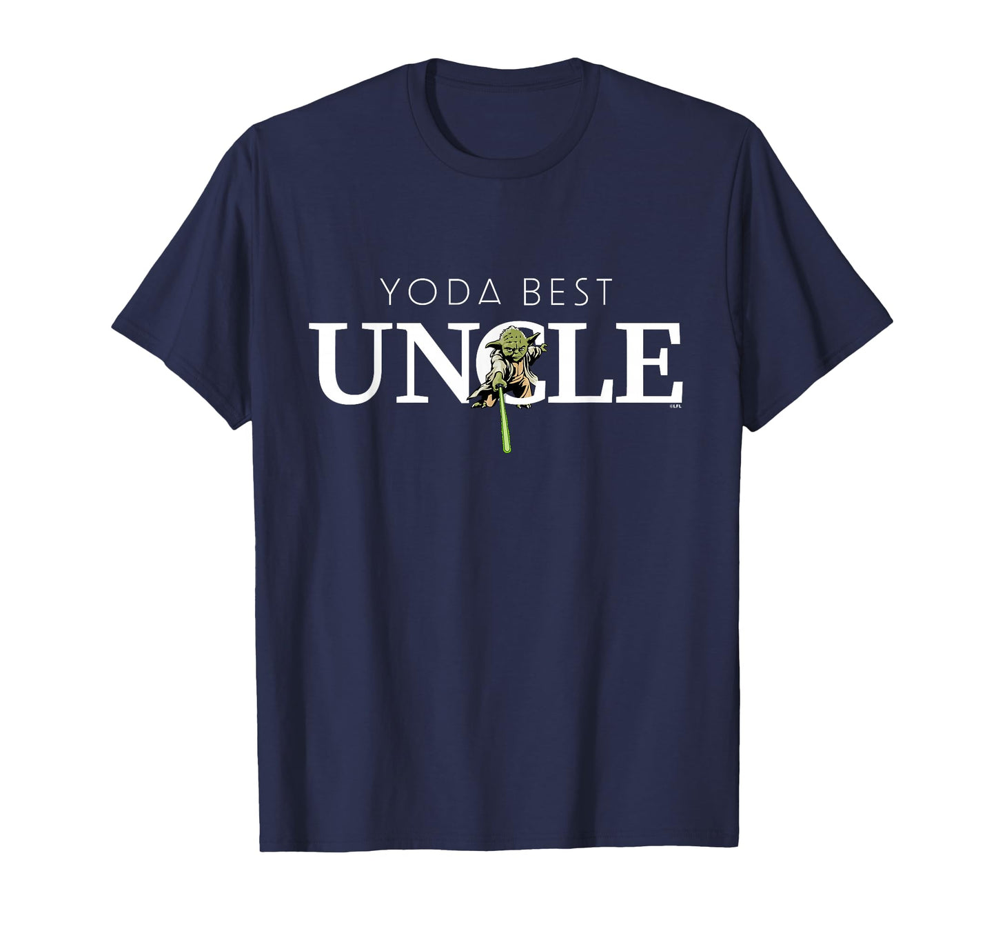Star Wars Yoda Best Uncle Lightsaber Gift for Family T-Shirt