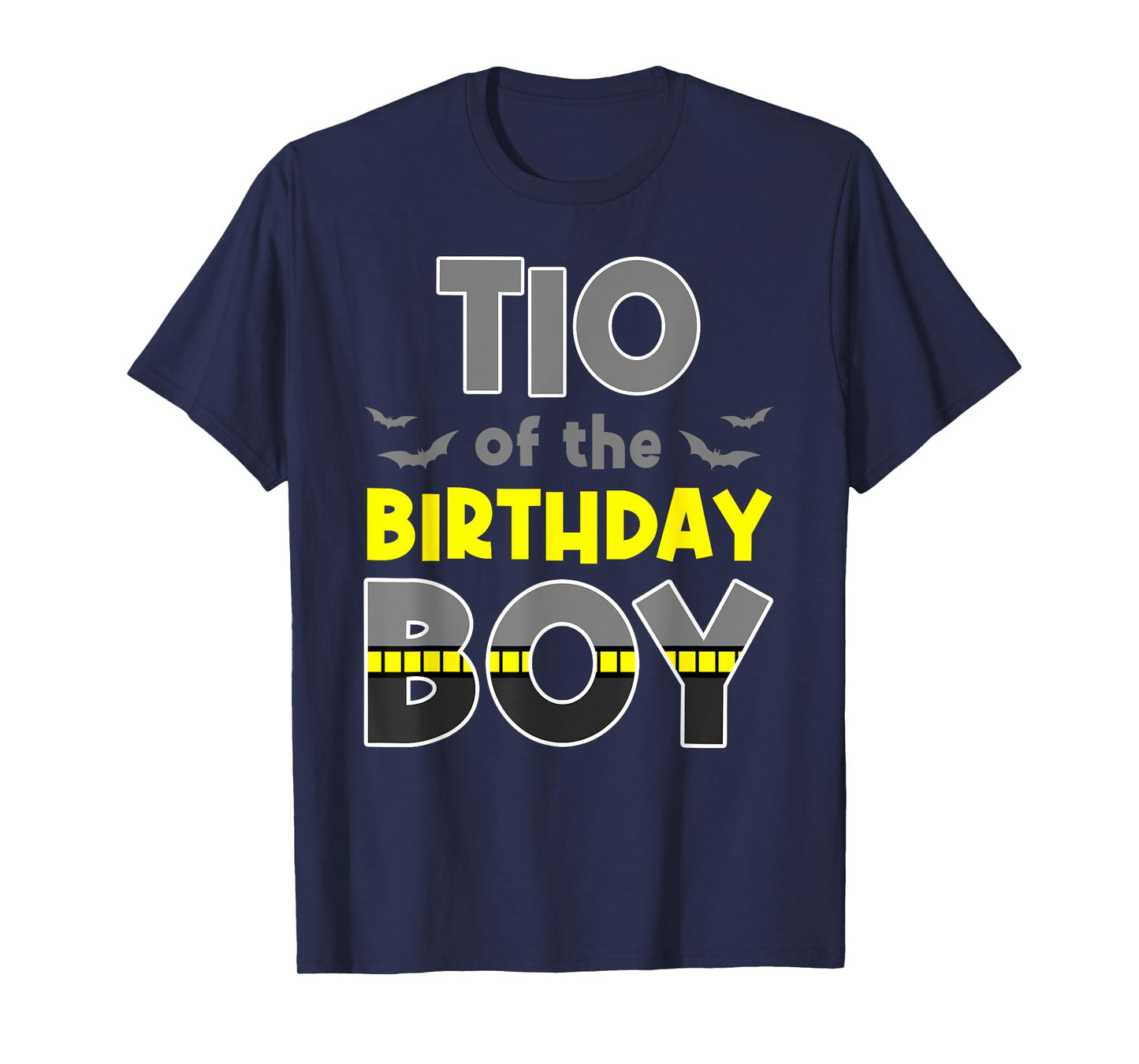 Tio Of The Birthday Boy Bat Family Party Theme Boys Gift T-Shirt