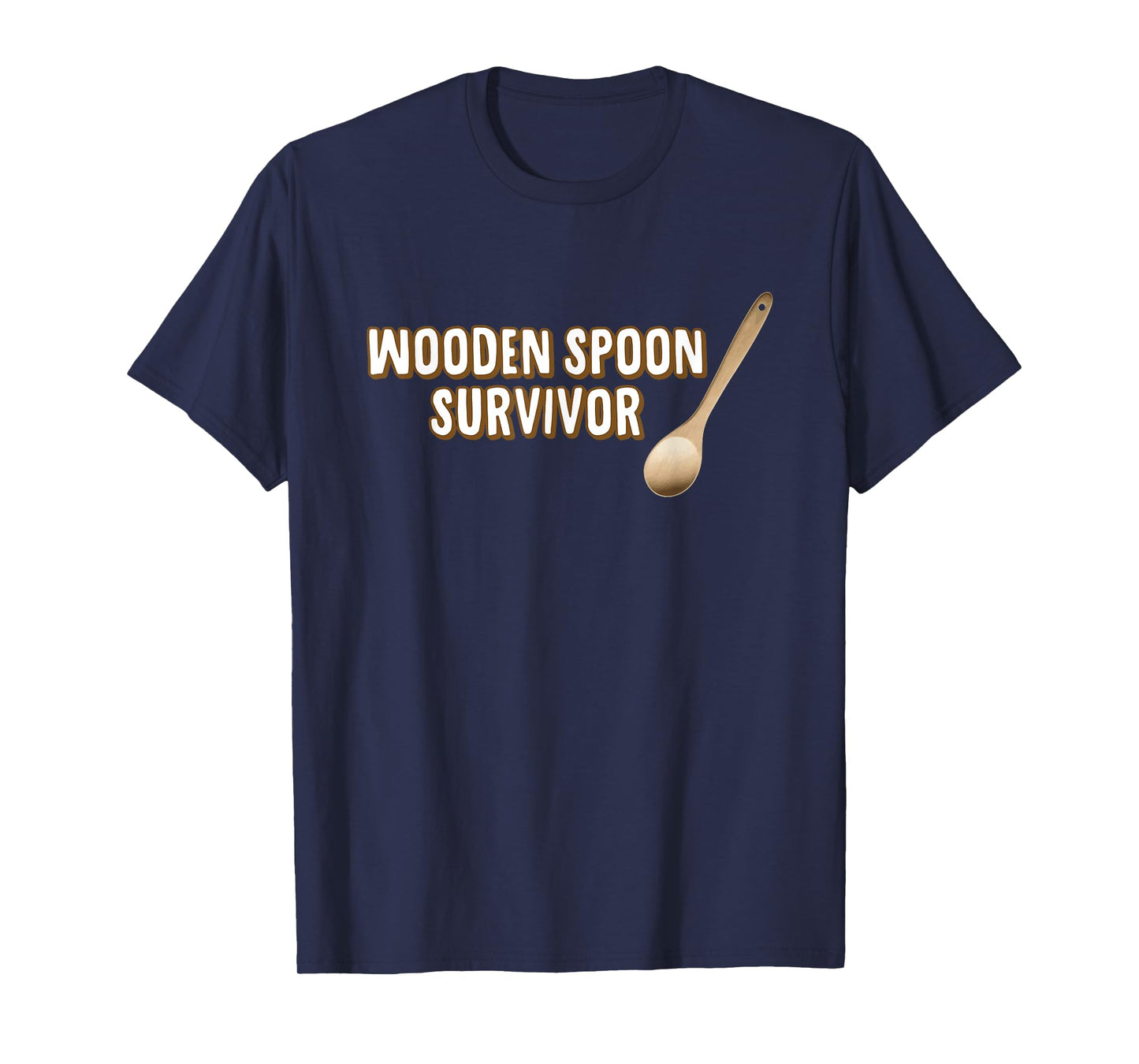 Wooden Spoon Survivor T-shirt Funny Spanking Tee T-Shirt