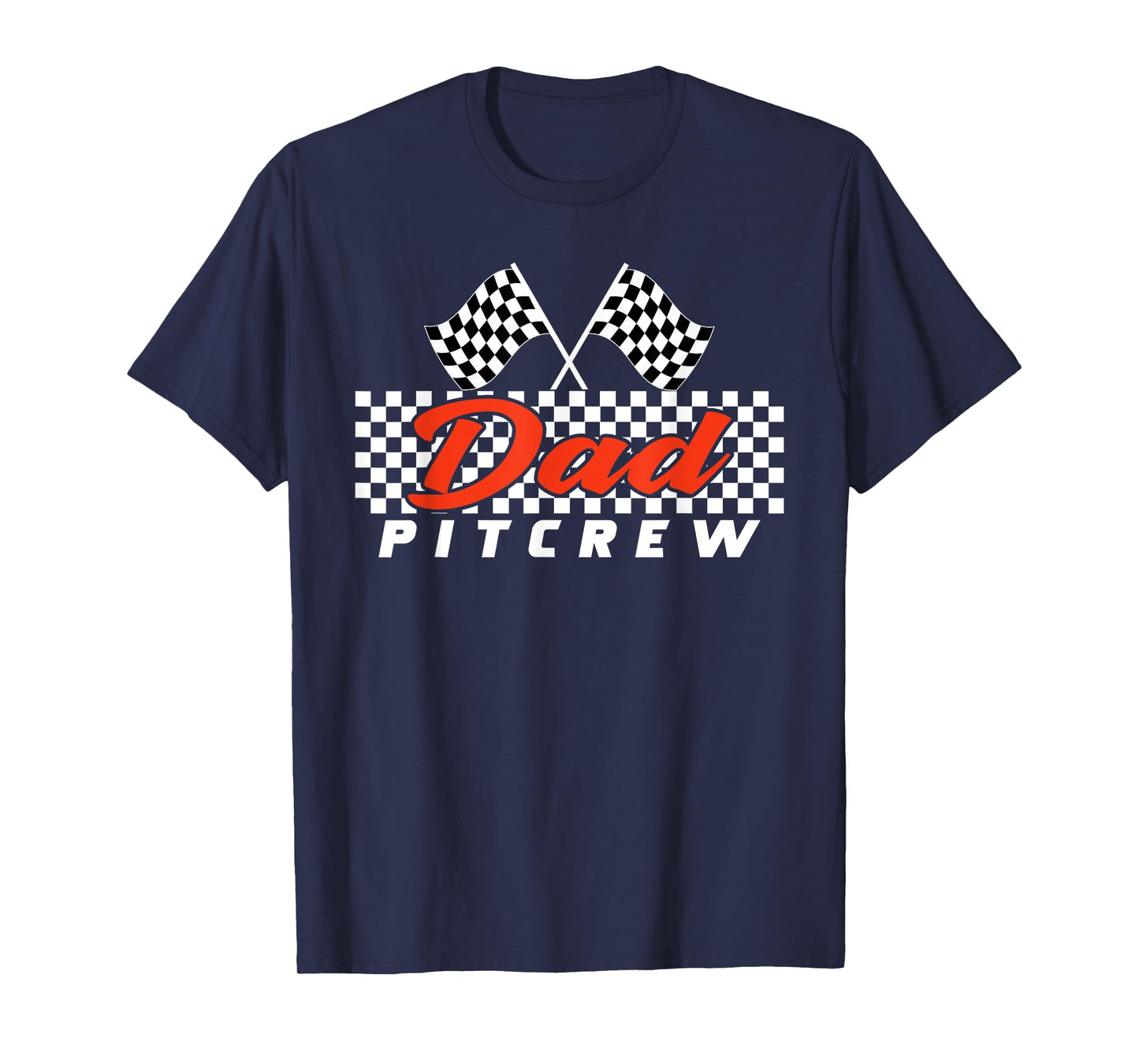 Race Car Birthday Party Racing Family Dad Pit Crew T-Shirt