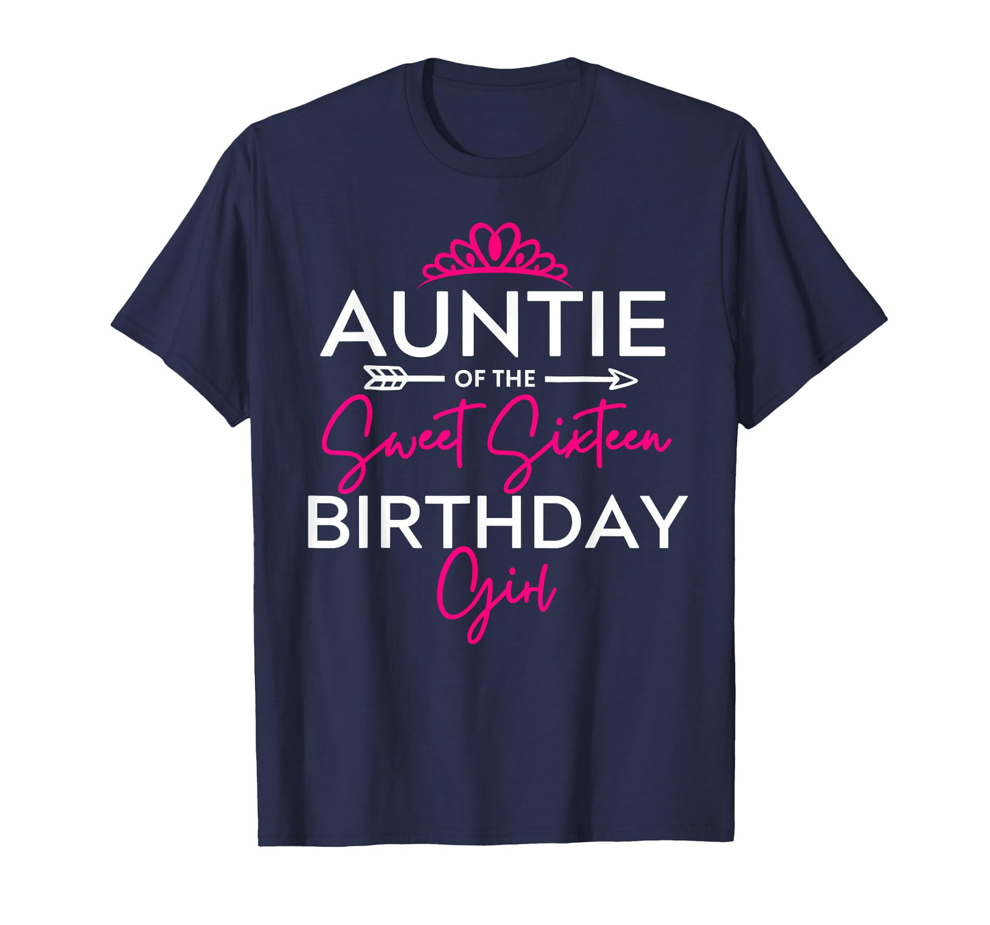 Auntie of the Sweet Sixteen Birthday Girl Teen Bday Party Te T-Shirt