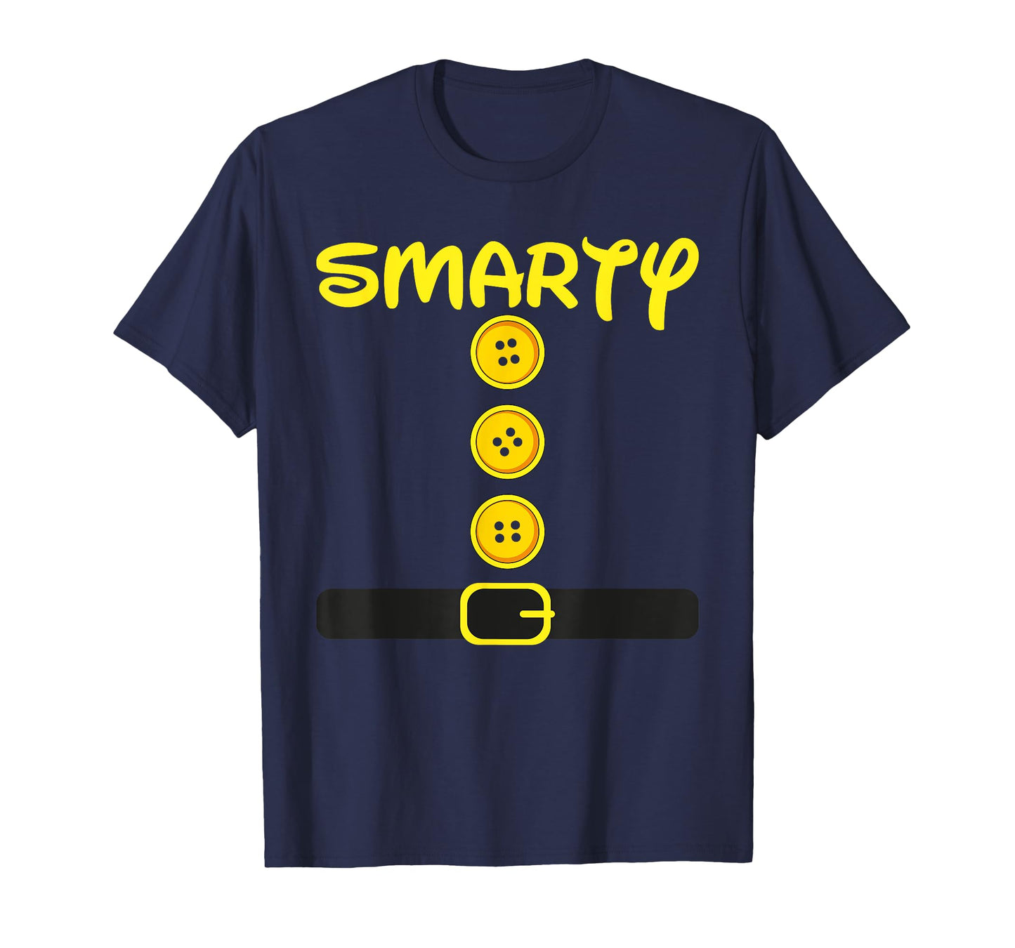 Smarty Dwarf Costume Color Family Matching Dwarf Halloween T-Shirt