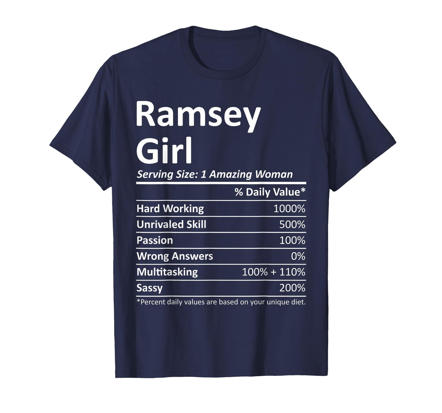 RAMSEY GIRL NJ NEW JERSEY Funny City Home Roots USA Gift T-Shirt