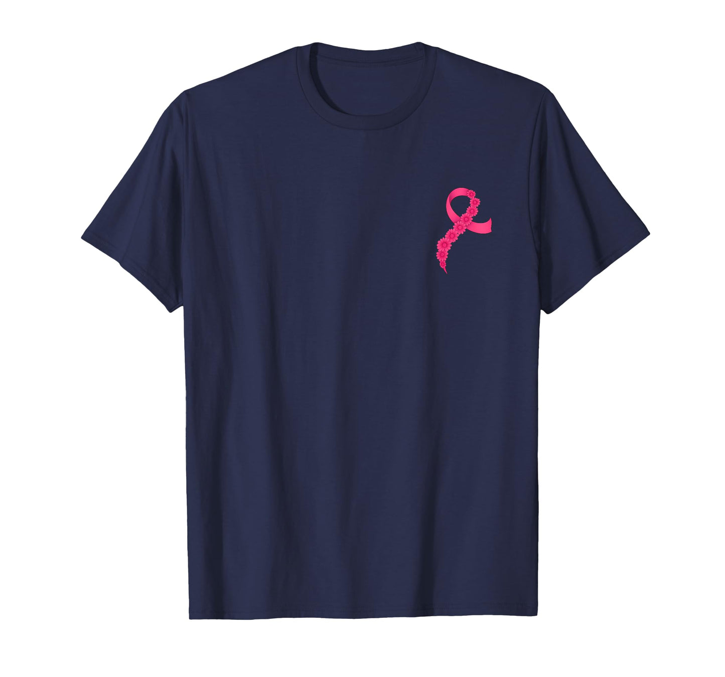 Pink Ribbon Supporter Men Women Breast Cancer Awareness T-Shirt
