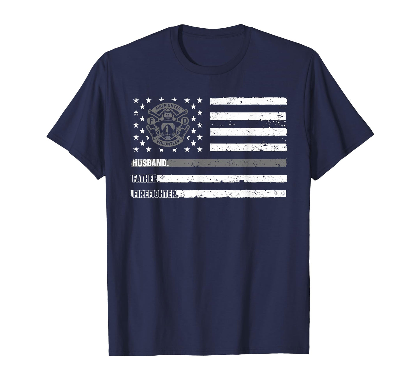 Firefighter Art For Husband Men Dad Firefighting Firefighter T-Shirt