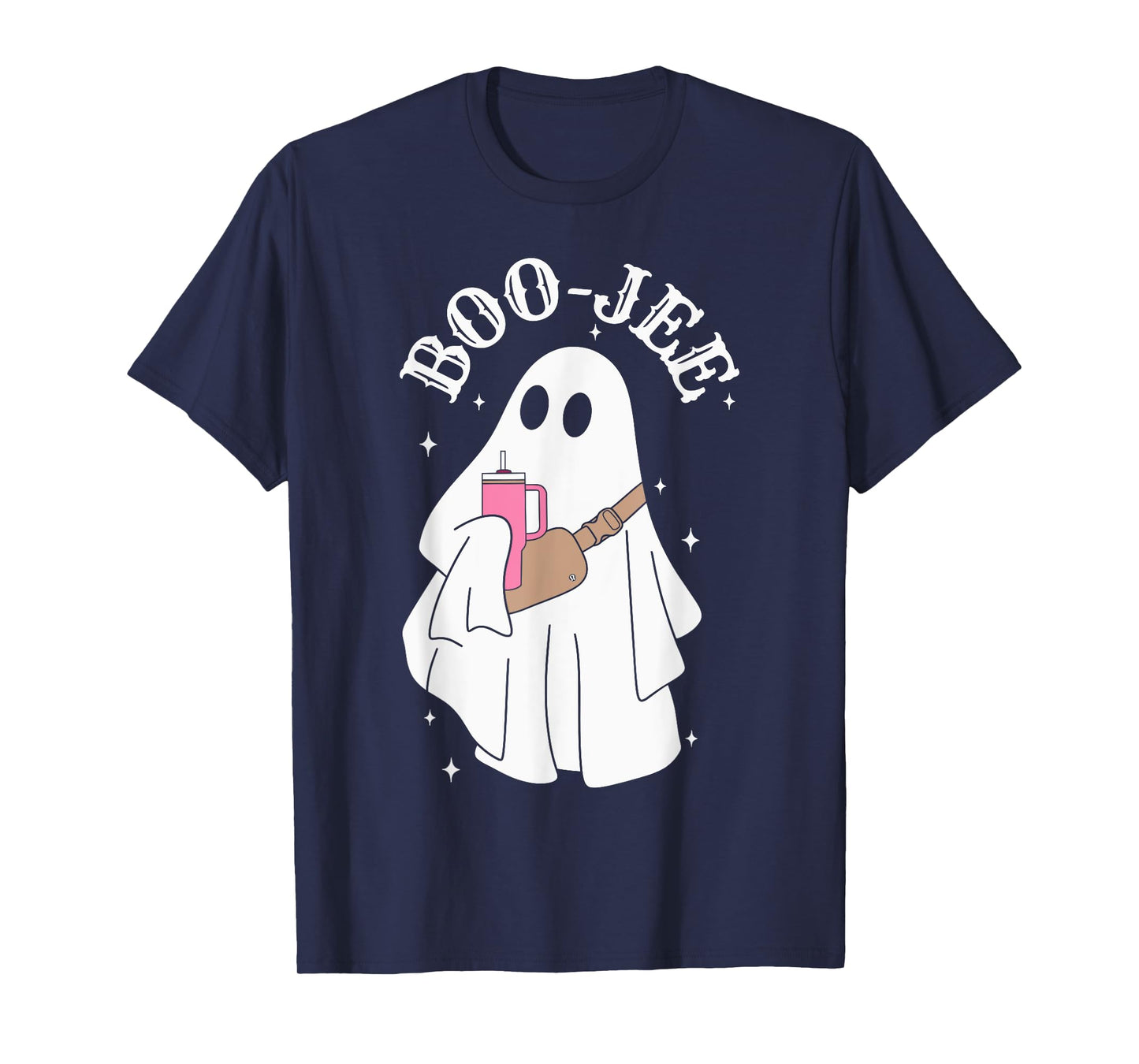 Boujee Boo-jee Cute Ghost Spooky Season Halloween Costume T-Shirt