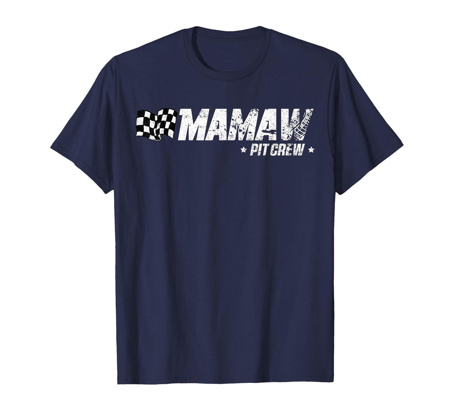 Mamaw Pit Crew Race Car Birthday Family Racing T-Shirt