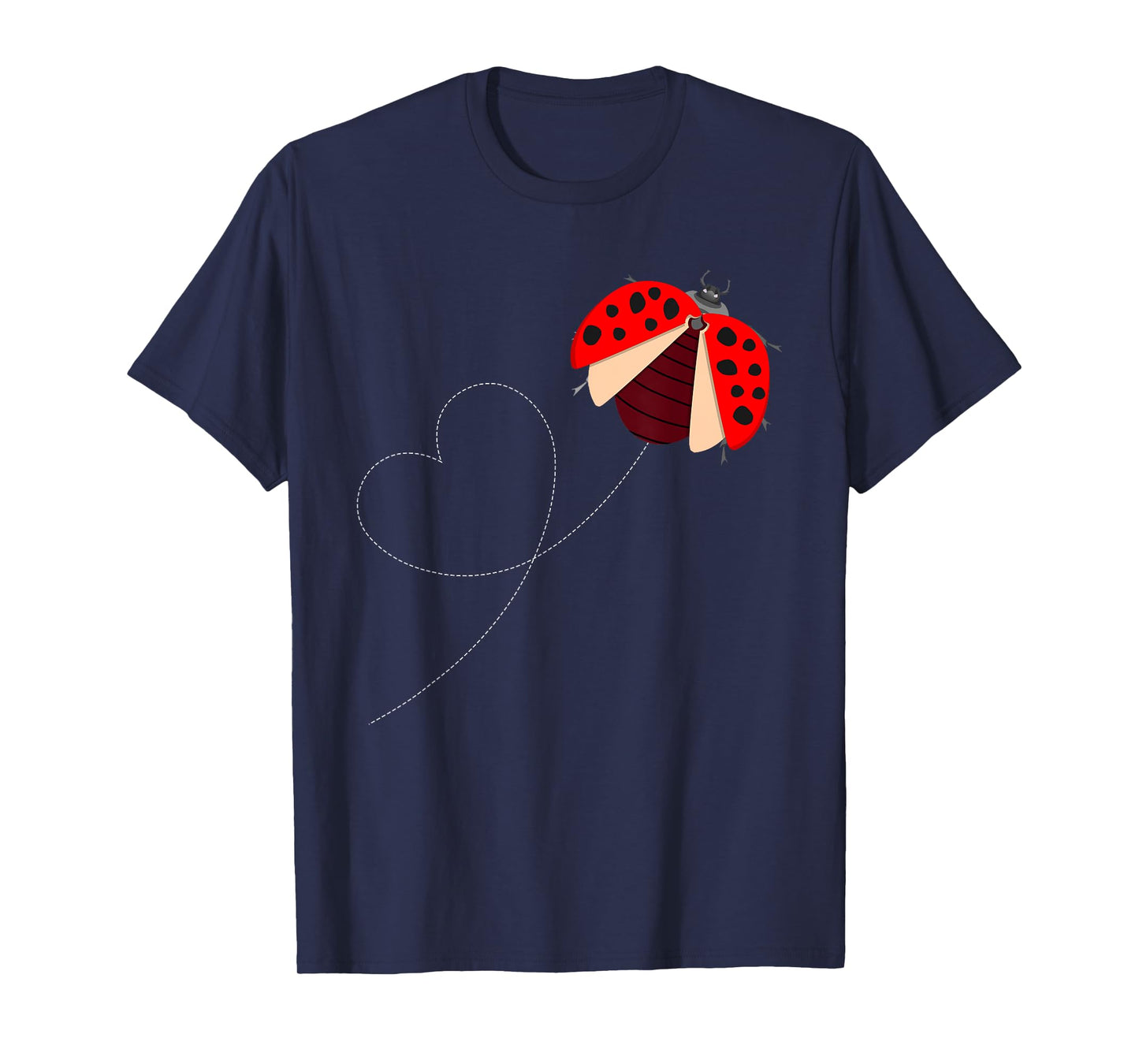 Funny Ladybug Design For Men Women Boys Girls Lady Bug Lover T-Shirt