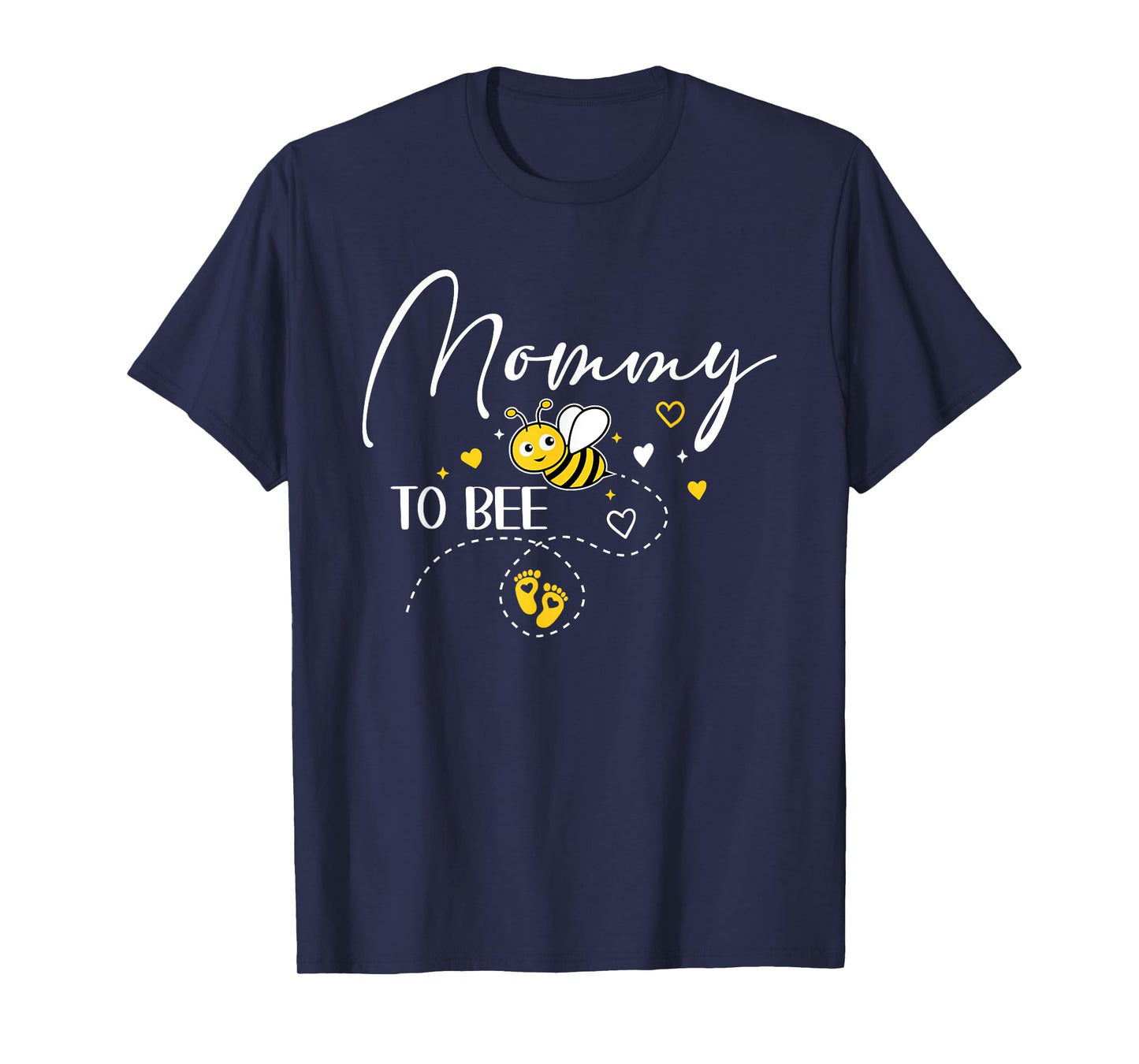 Mommy To Bee Funny Matching Family Pregnancy Announcement T-Shirt