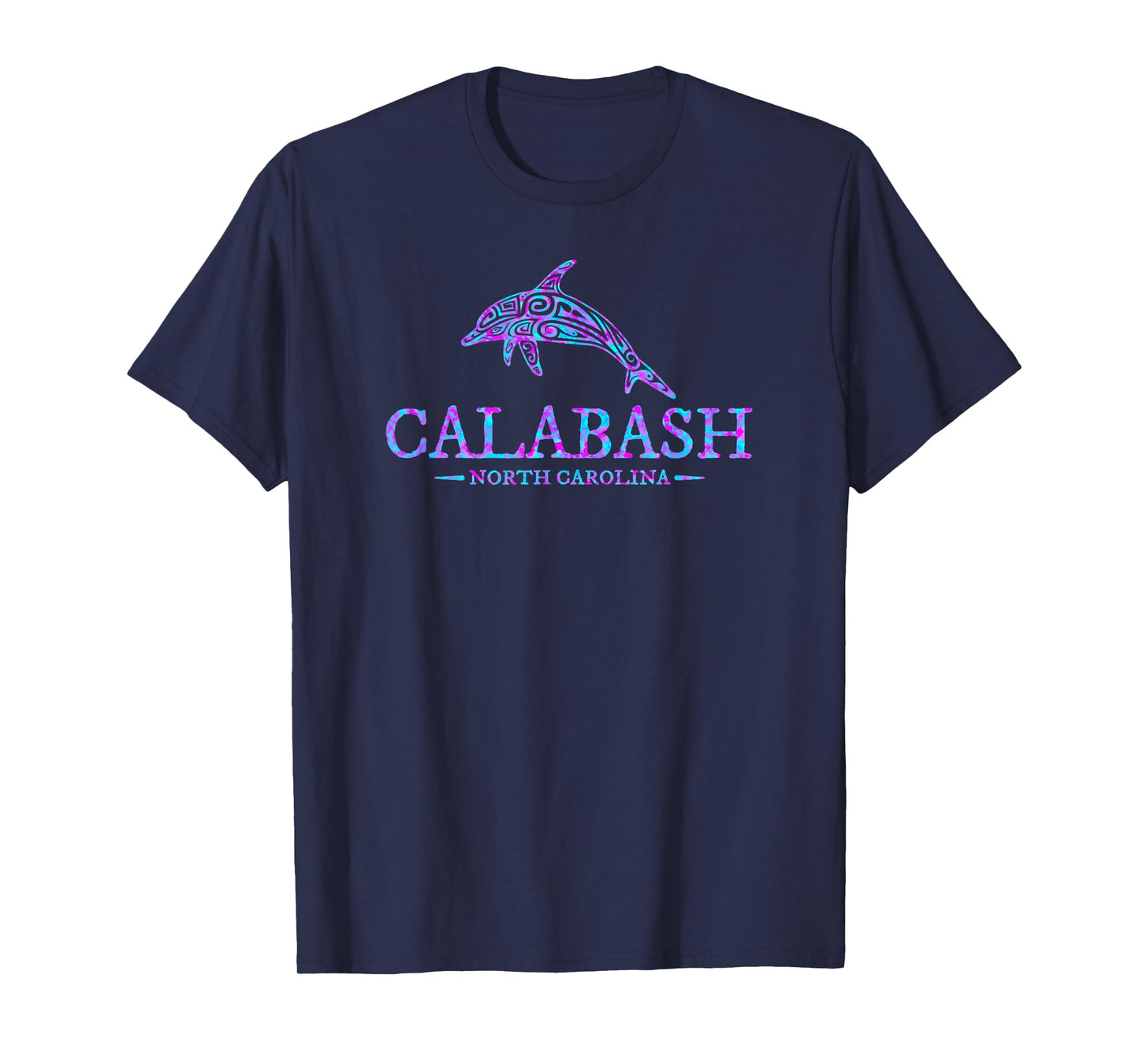 Calabash North Carolina Dolphin Souvenir Boys Girls T-Shirt