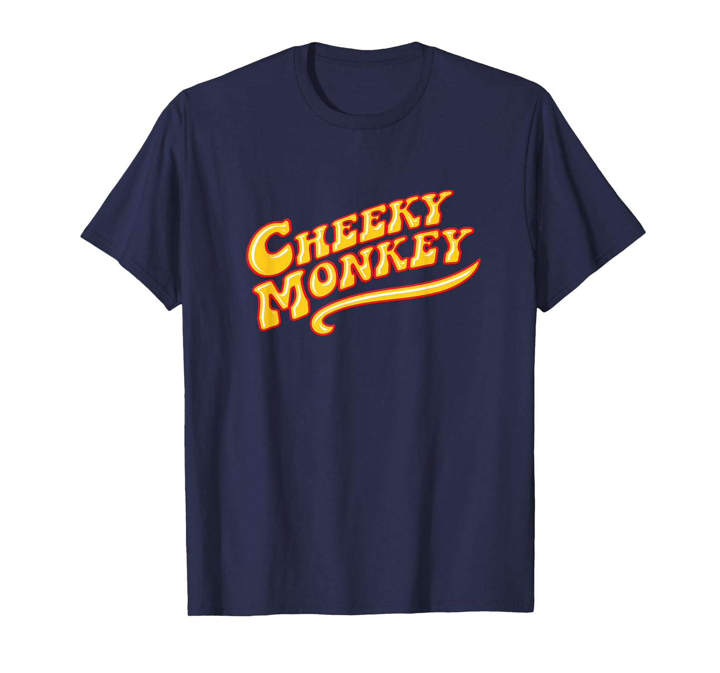 Cheeky Monkey Groovy Text T-Shirt