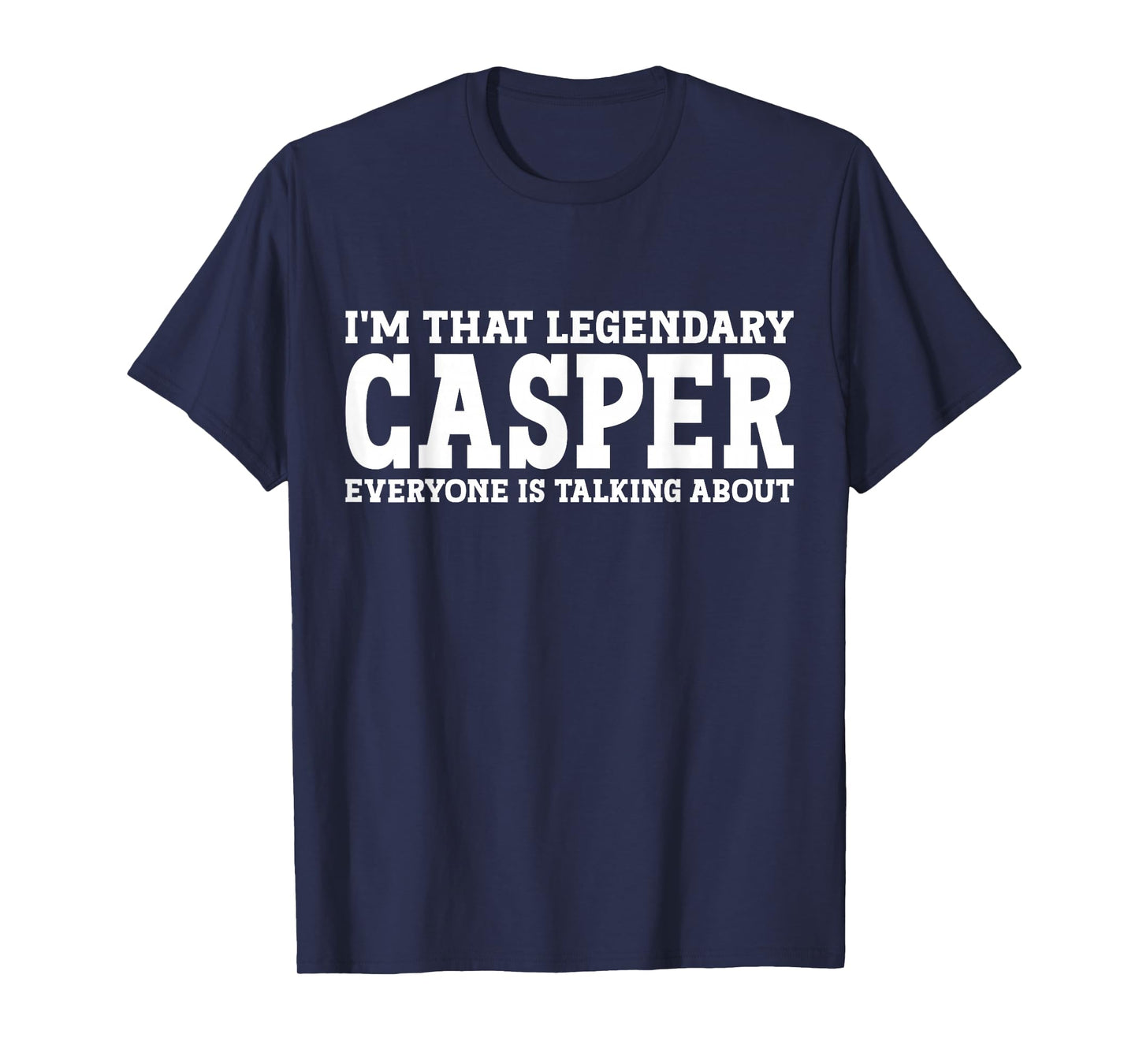 Casper Surname Funny Team Family Last Name Casper T-Shirt