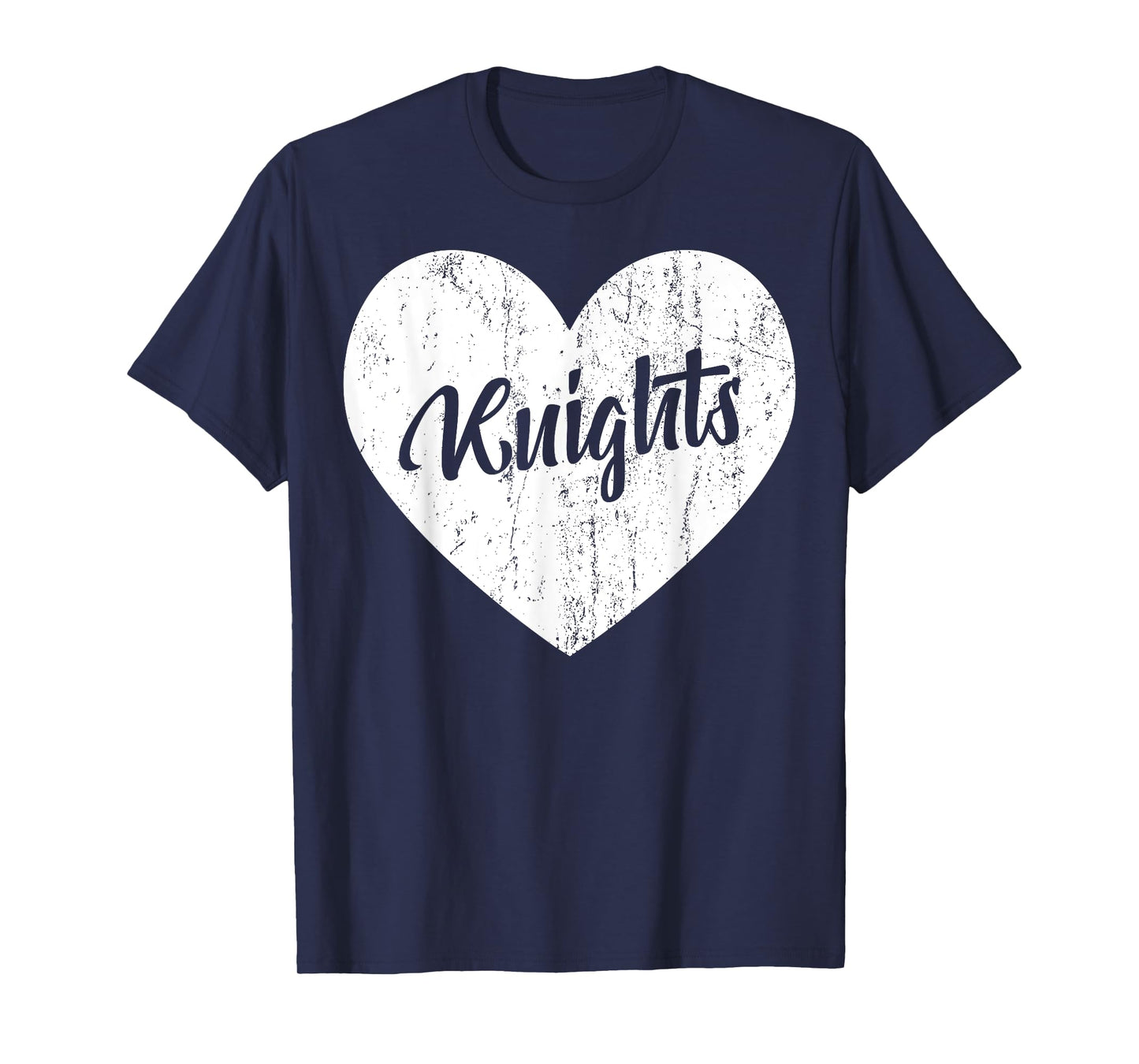 Knights School Sports Fan Team Spirit Mascot Heart Gift T-Shirt