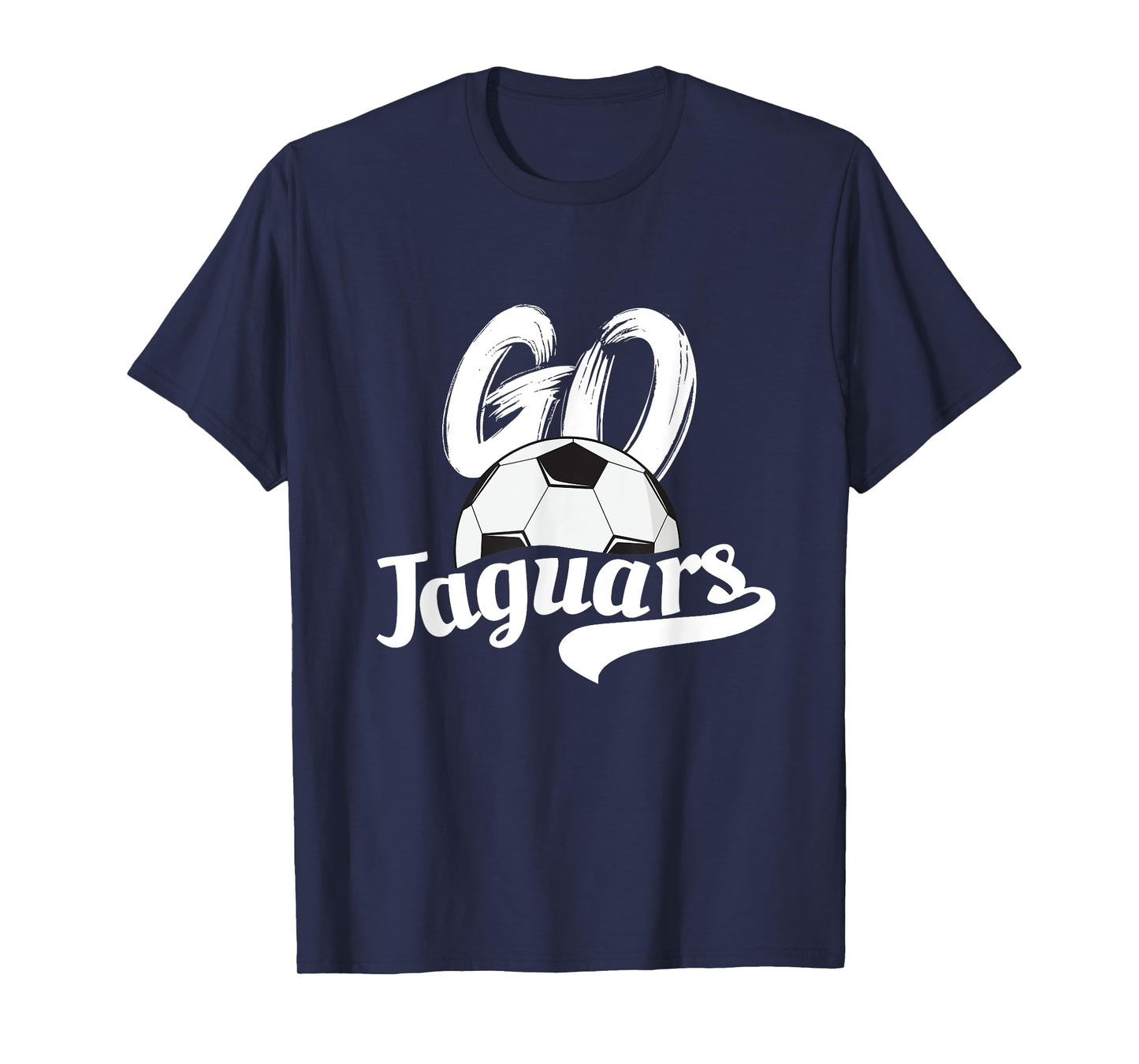 Go Jaguars Soccer Ball Team Spirit Family Support T-Shirt