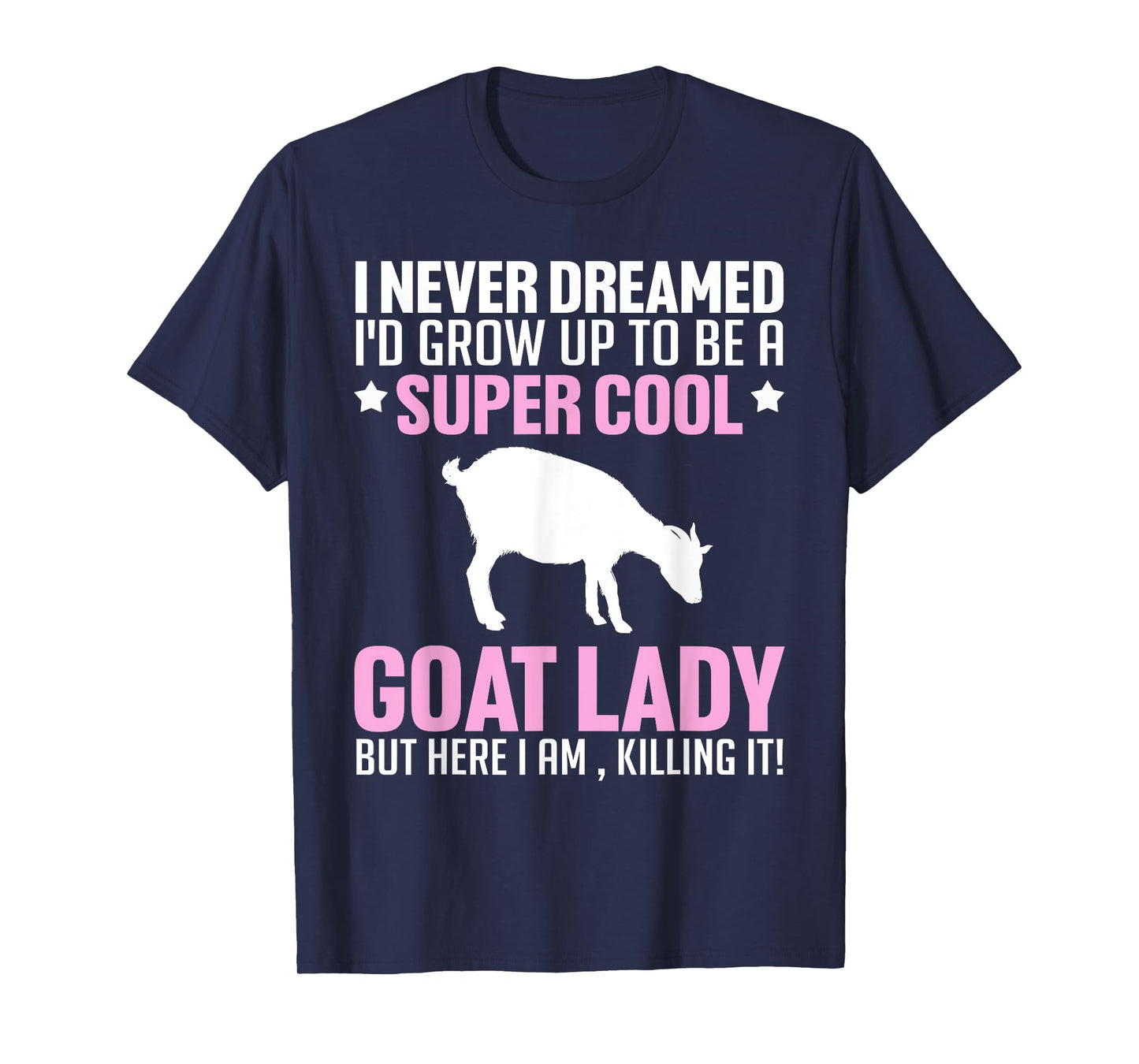 Cute Goat Art For Women Girls Kids Goat Lover Farm Whisperer T-Shirt