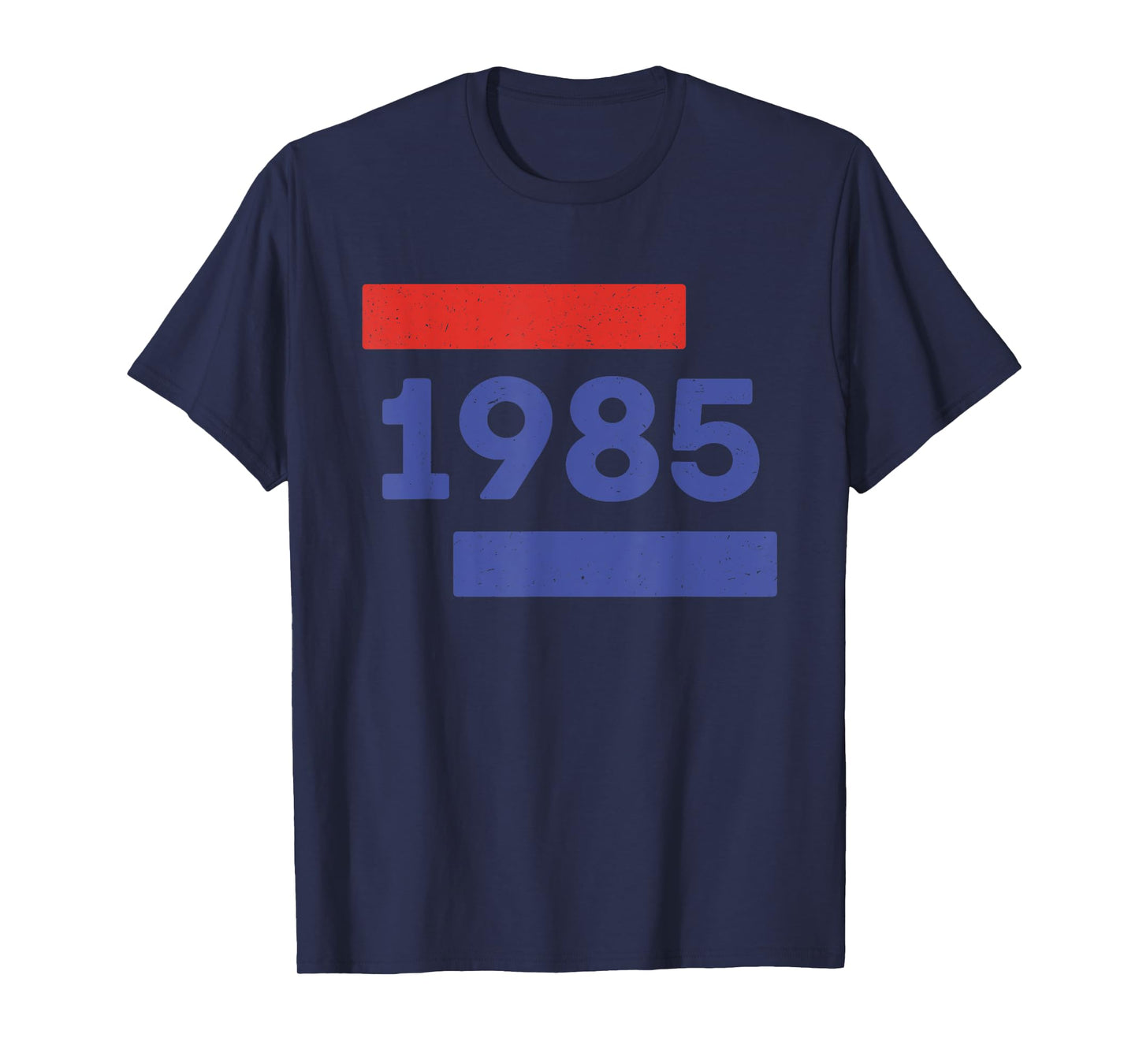 Classic 1985, Retro Red And Blue 40th Birthday T-Shirt
