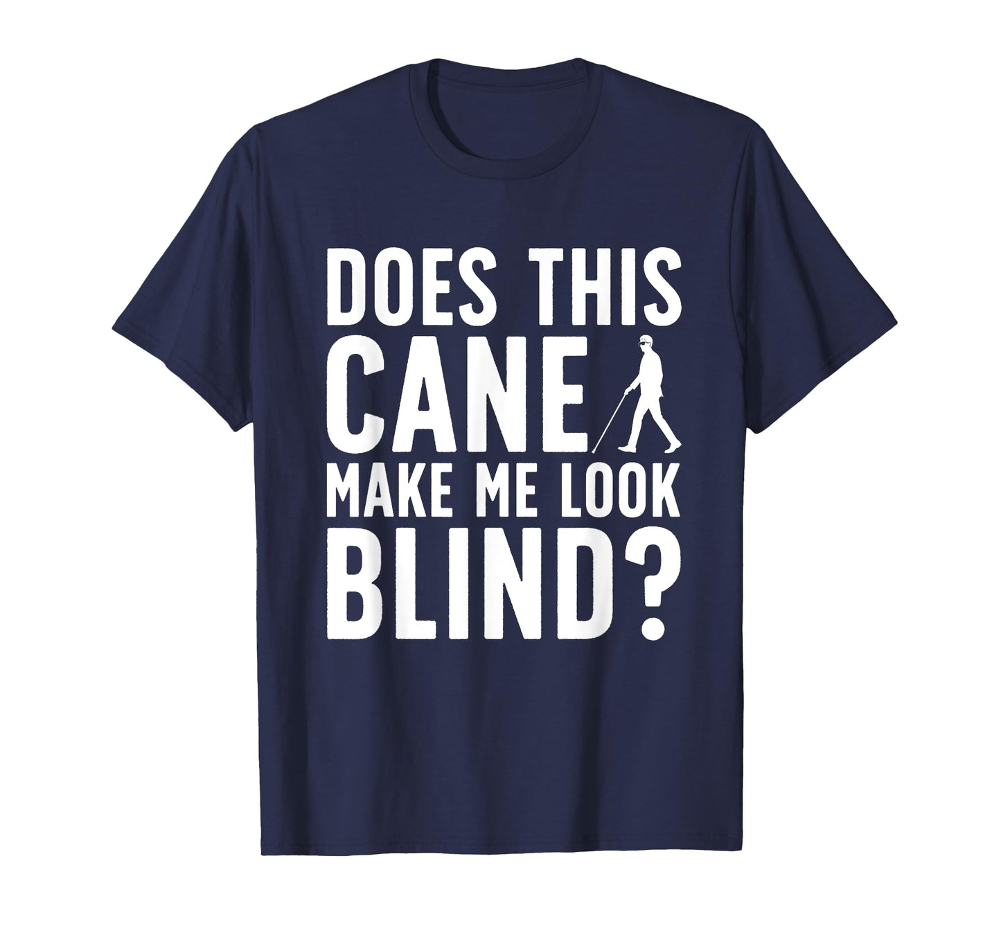 Blind Person Art For Men Women Sight Impaired Blind People T-Shirt
