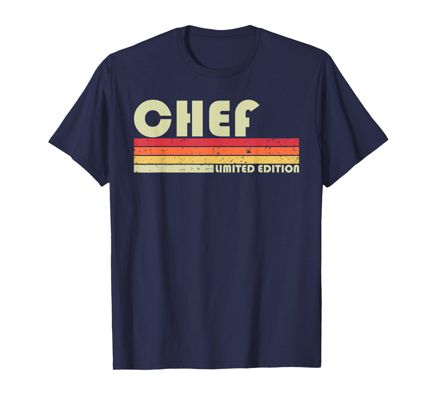 Personal Christmas Retro Vintage Graduation Gifts Chef Funny Job Title Profession Birthday Worker Idea T-Shirt