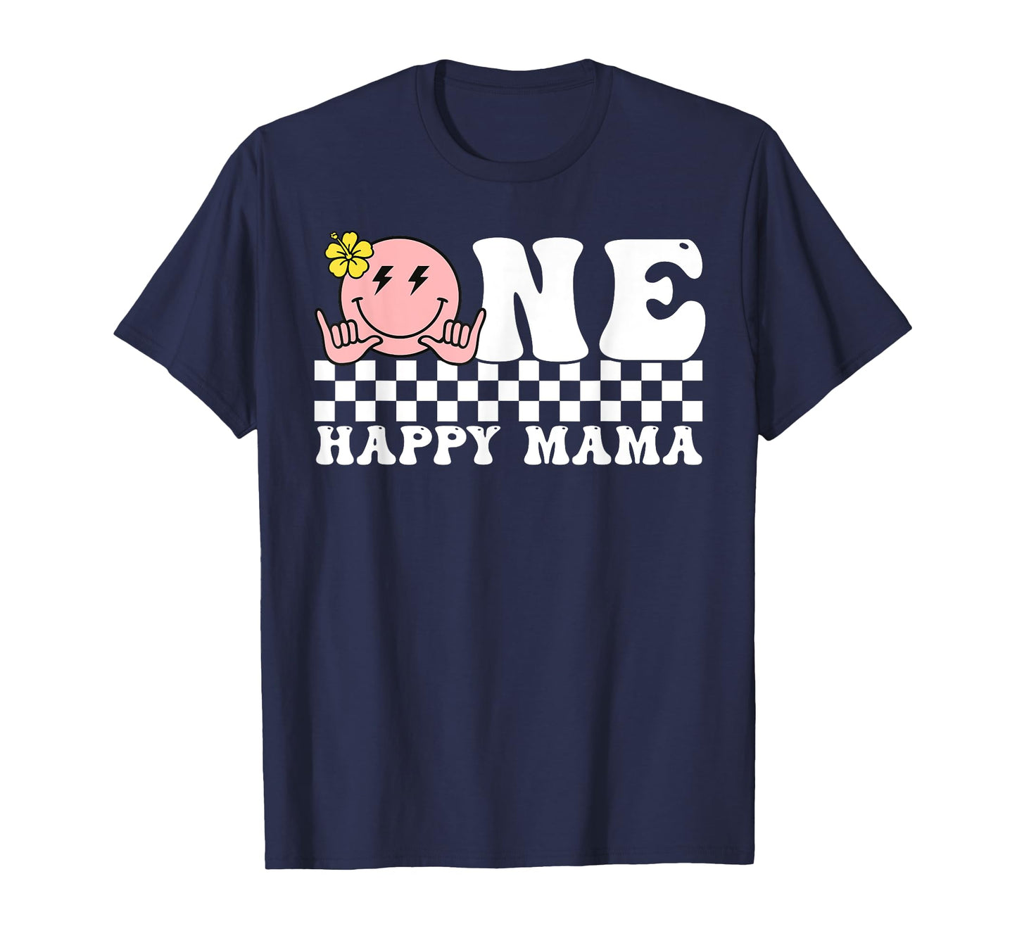 One Happy Dude Mama 1st Birthday Family Matching T-Shirt