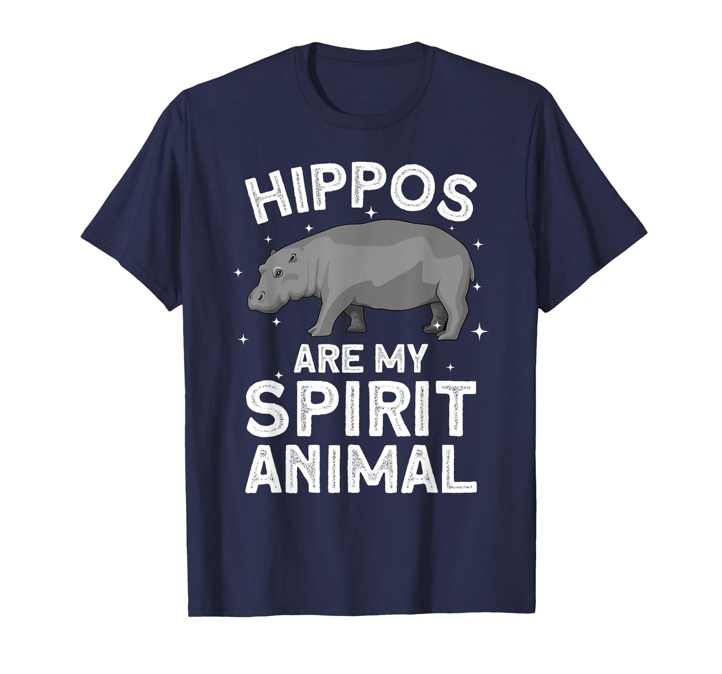 Funny Hippopotamus Design For Men Women Animal Hippo Lover T-Shirt
