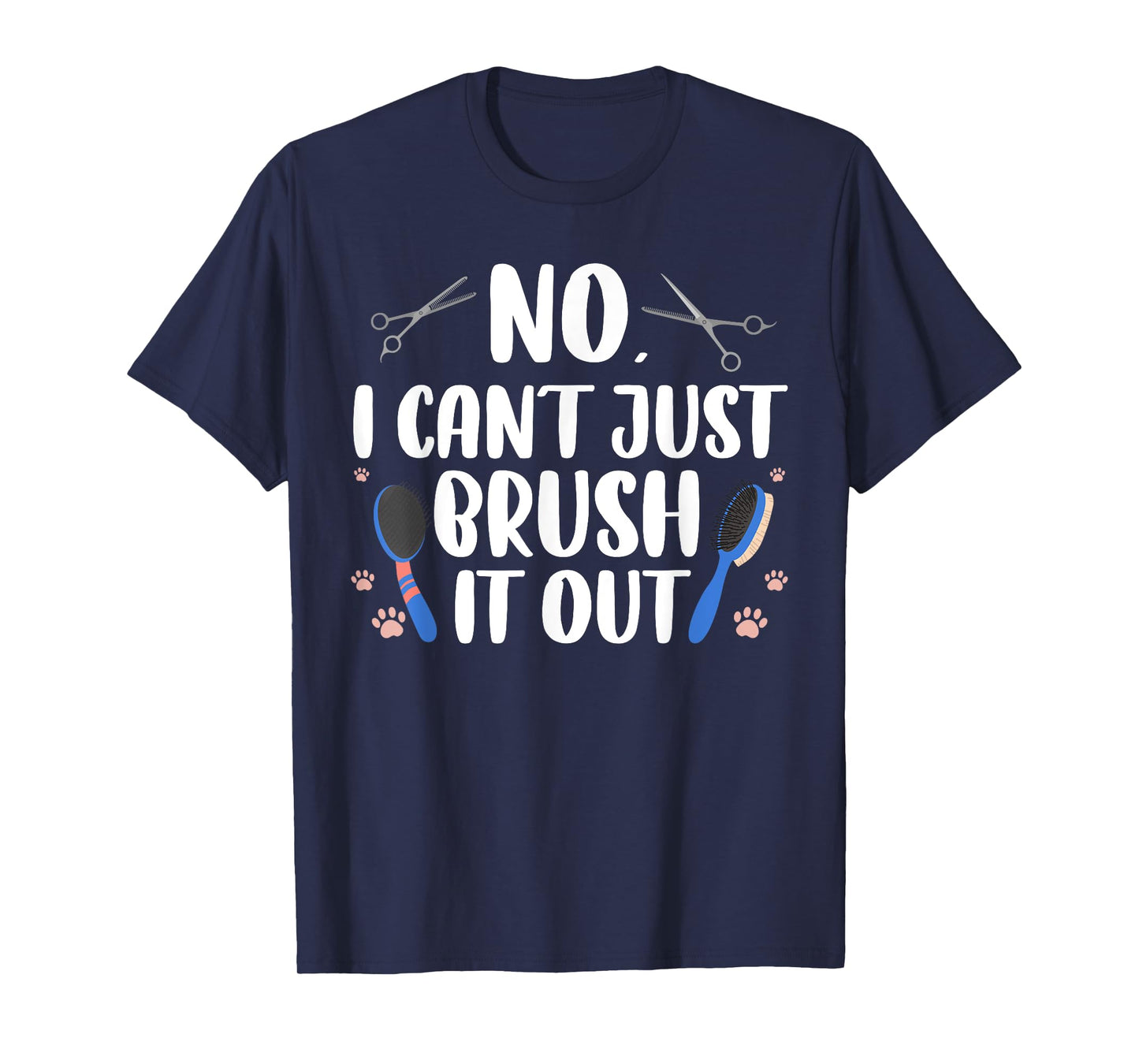 Funny Dog Grooming Art For Men Women Pet Groomer Dog Groomer T-Shirt