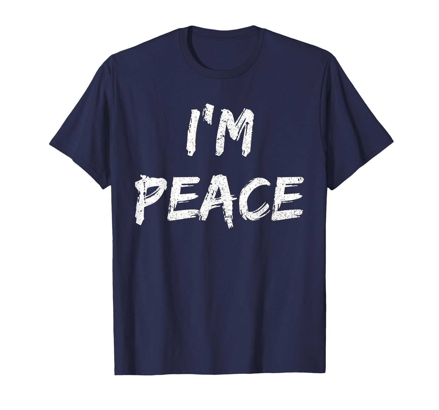 Womens Shirt I Come in Peace I'm Peace Funny Matching Couple T-Shirt