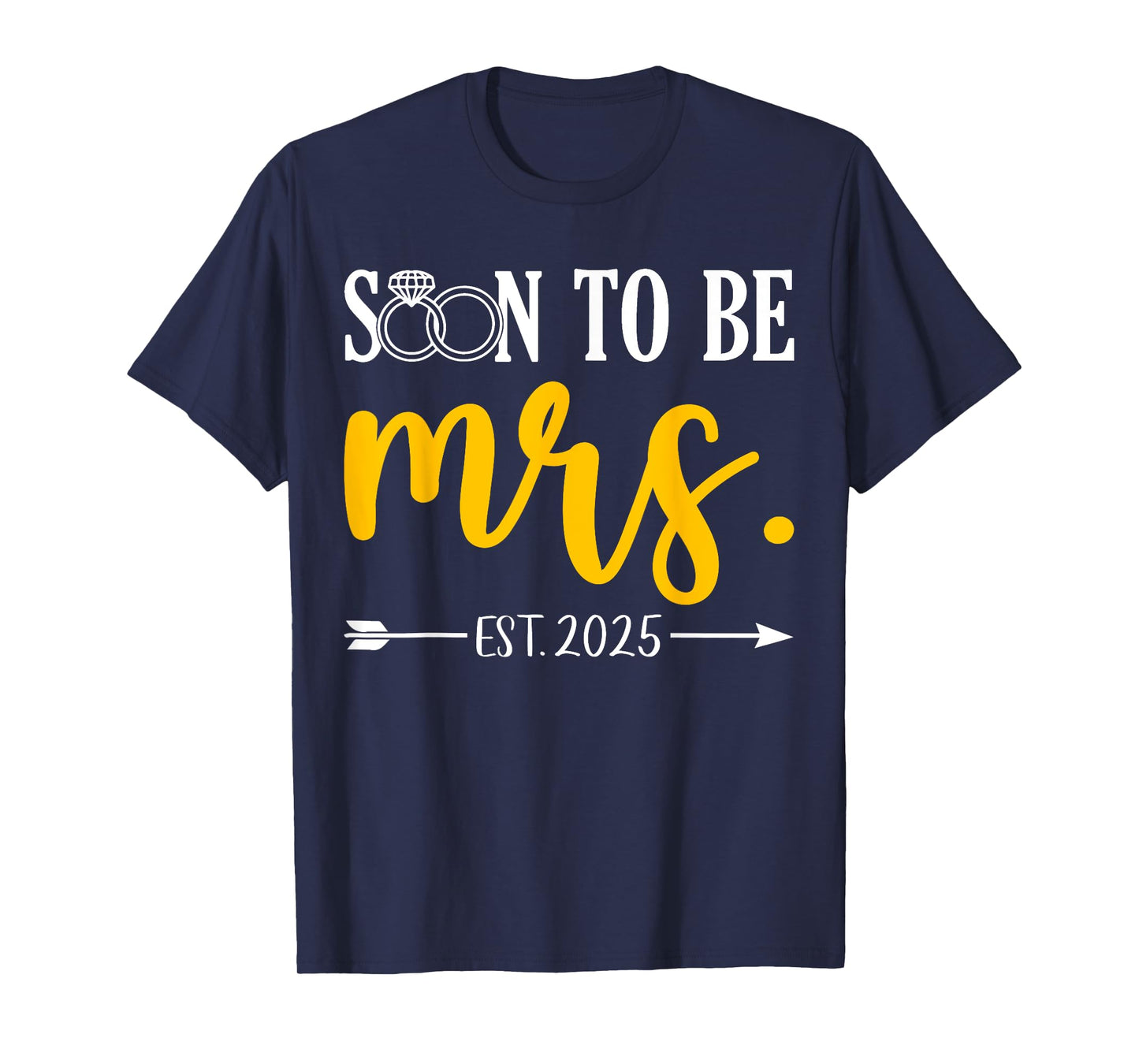 Soon To Be Mrs 2025 Future Bride Wedding Bachelorette Party T-Shirt