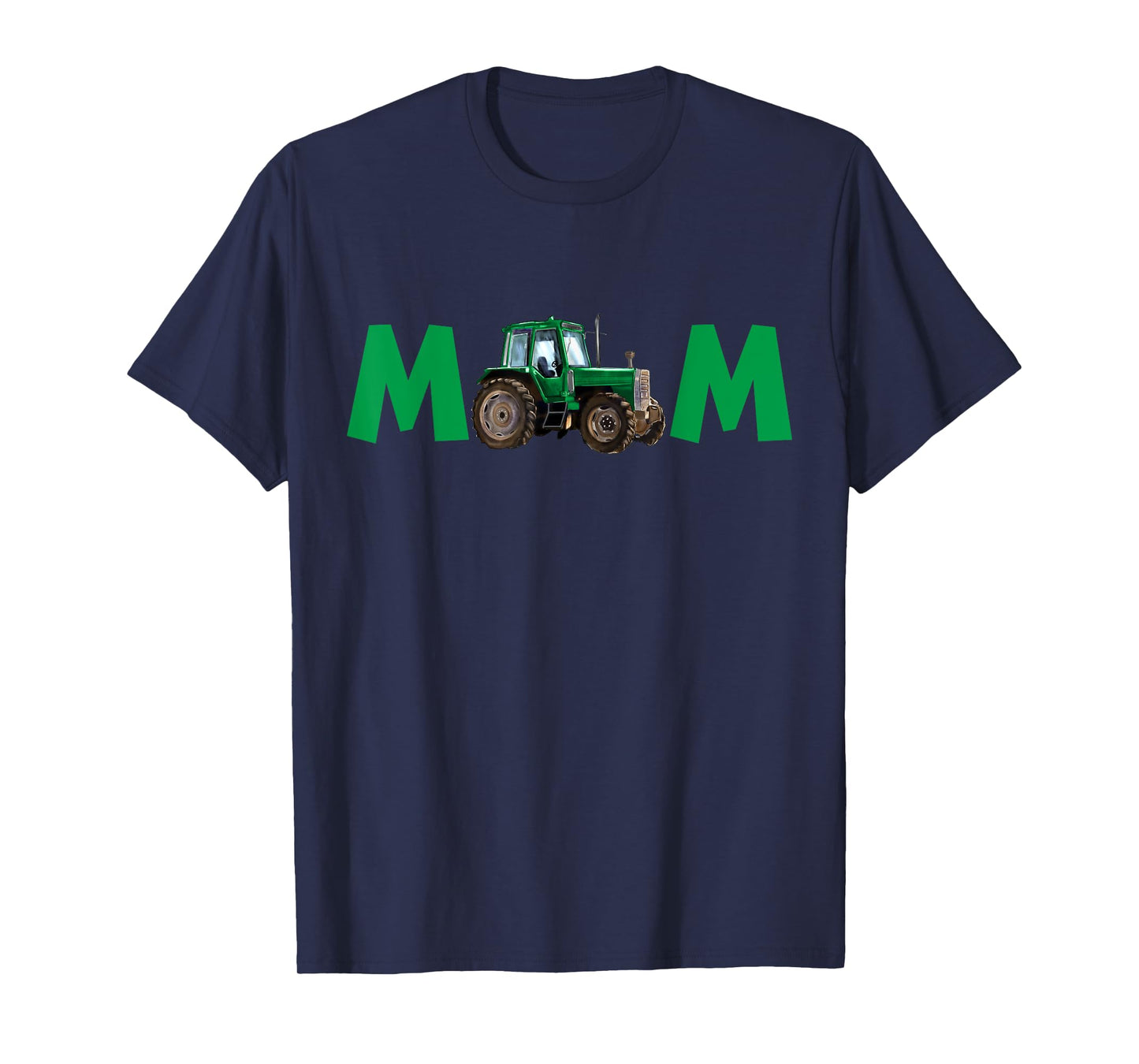 Mama Mom Of The Birthday Boy Farm Tractor Family Matching T-Shirt
