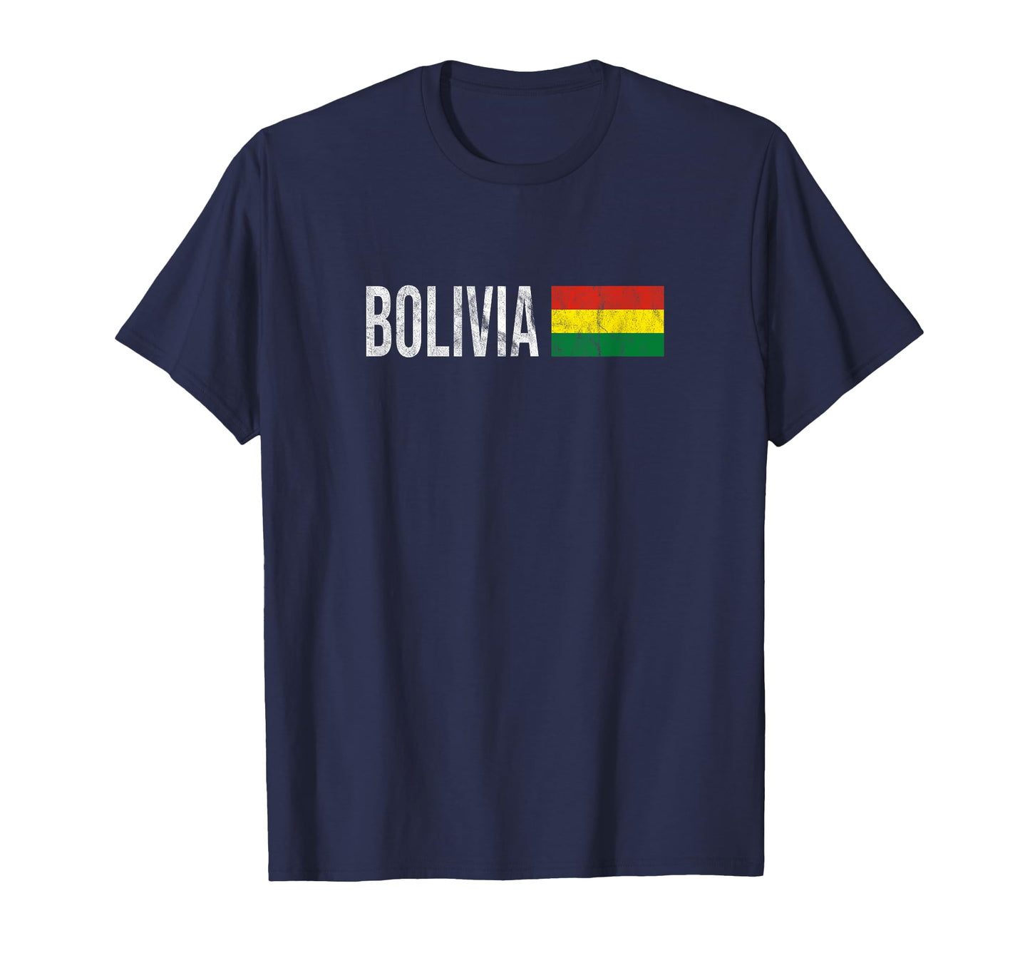 Bolivian Flag Souvenir - Retro Bolivia Design T-Shirt