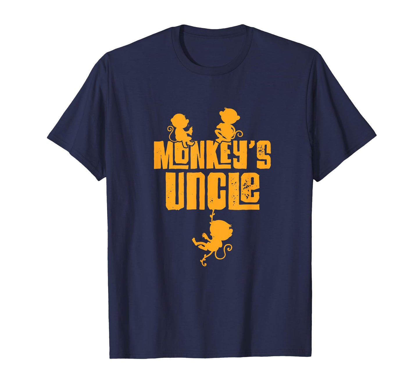 Monkey's Uncle Funny Monkey Matching Nephew T-Shirt
