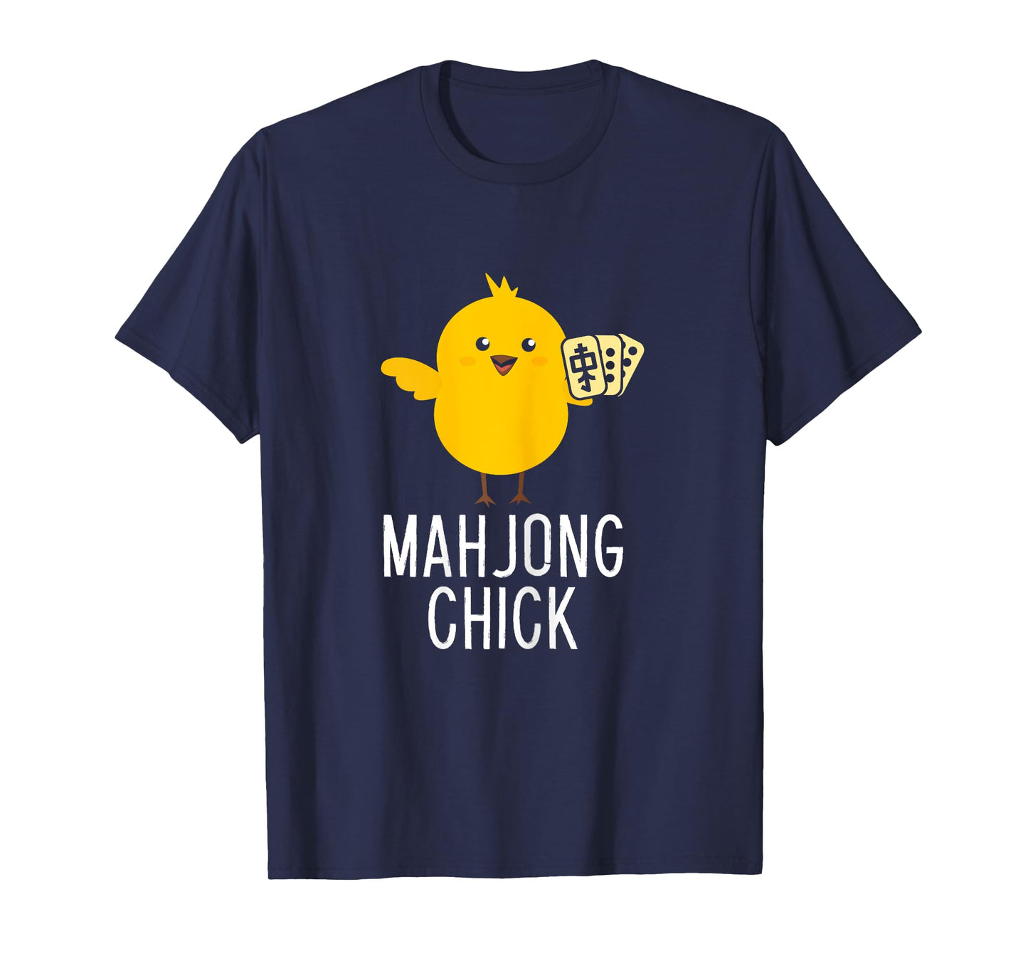 Mahjong Chick Player Board Game Mah-Jongg China Solitaire T-Shirt