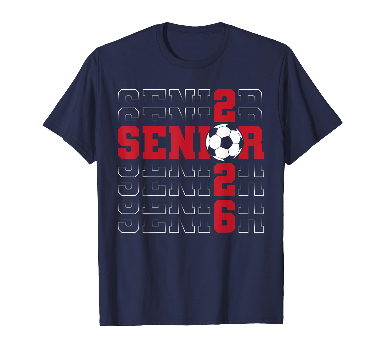 Senior 2026 Graduation Class of 2026 School Soccer Graduate T-Shirt