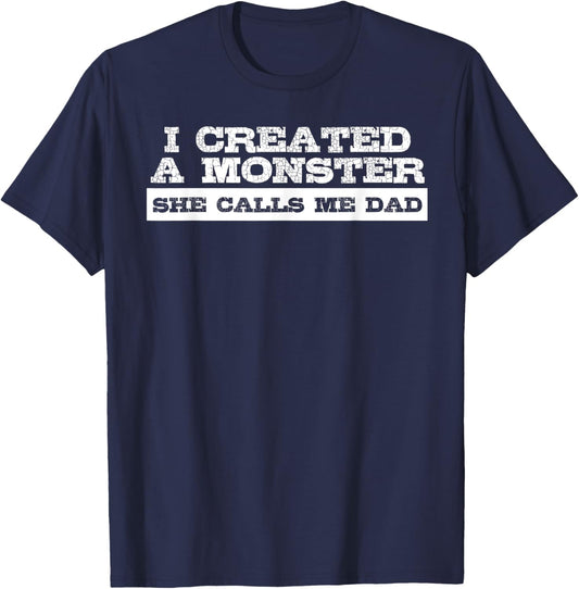 Funny Tshirt Gift for Dad from Daughter First Father's Day T-Shirt