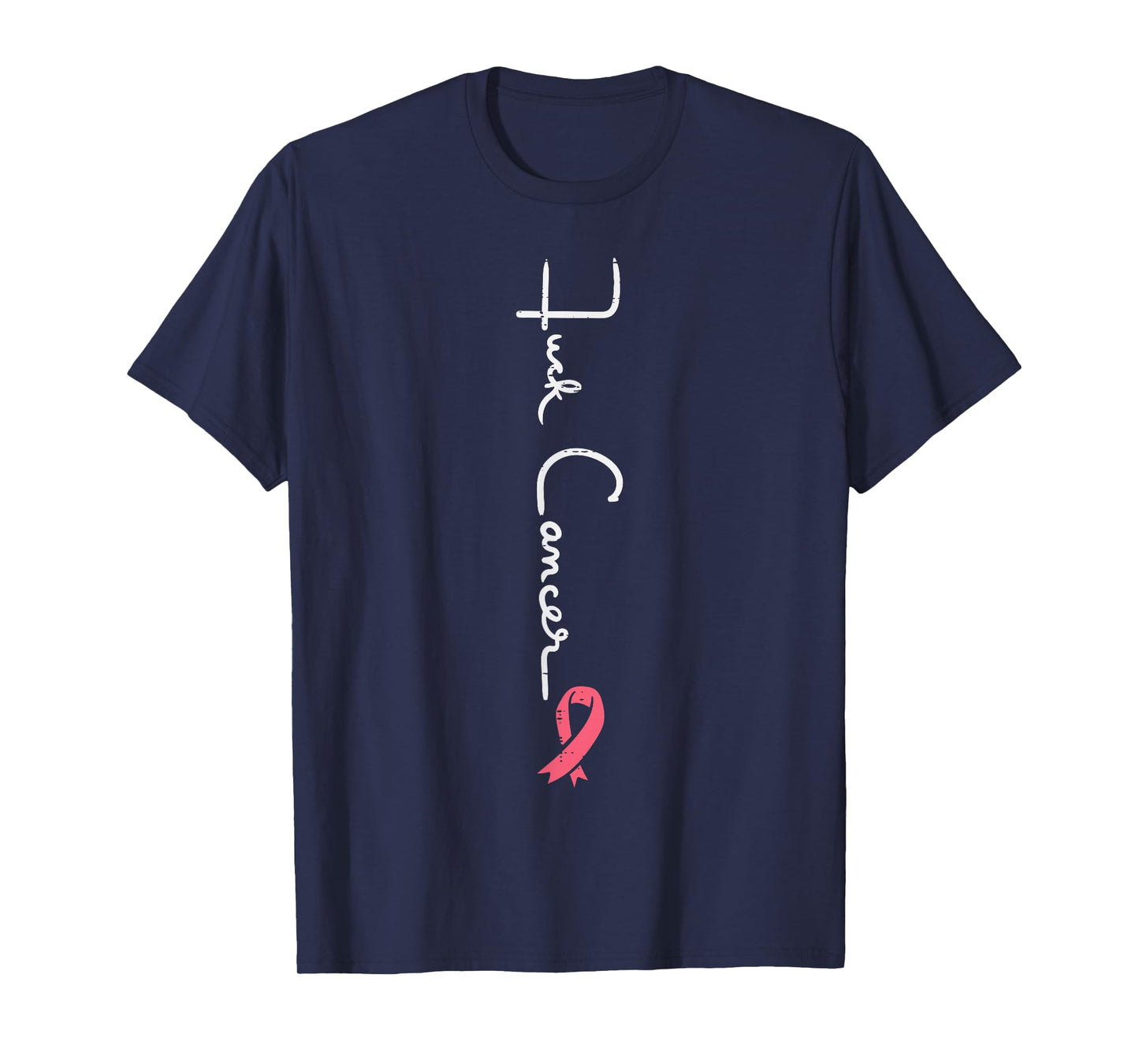 F Cancer Pink Ribbon Survivor Breast Cancer Awareness Women T-Shirt