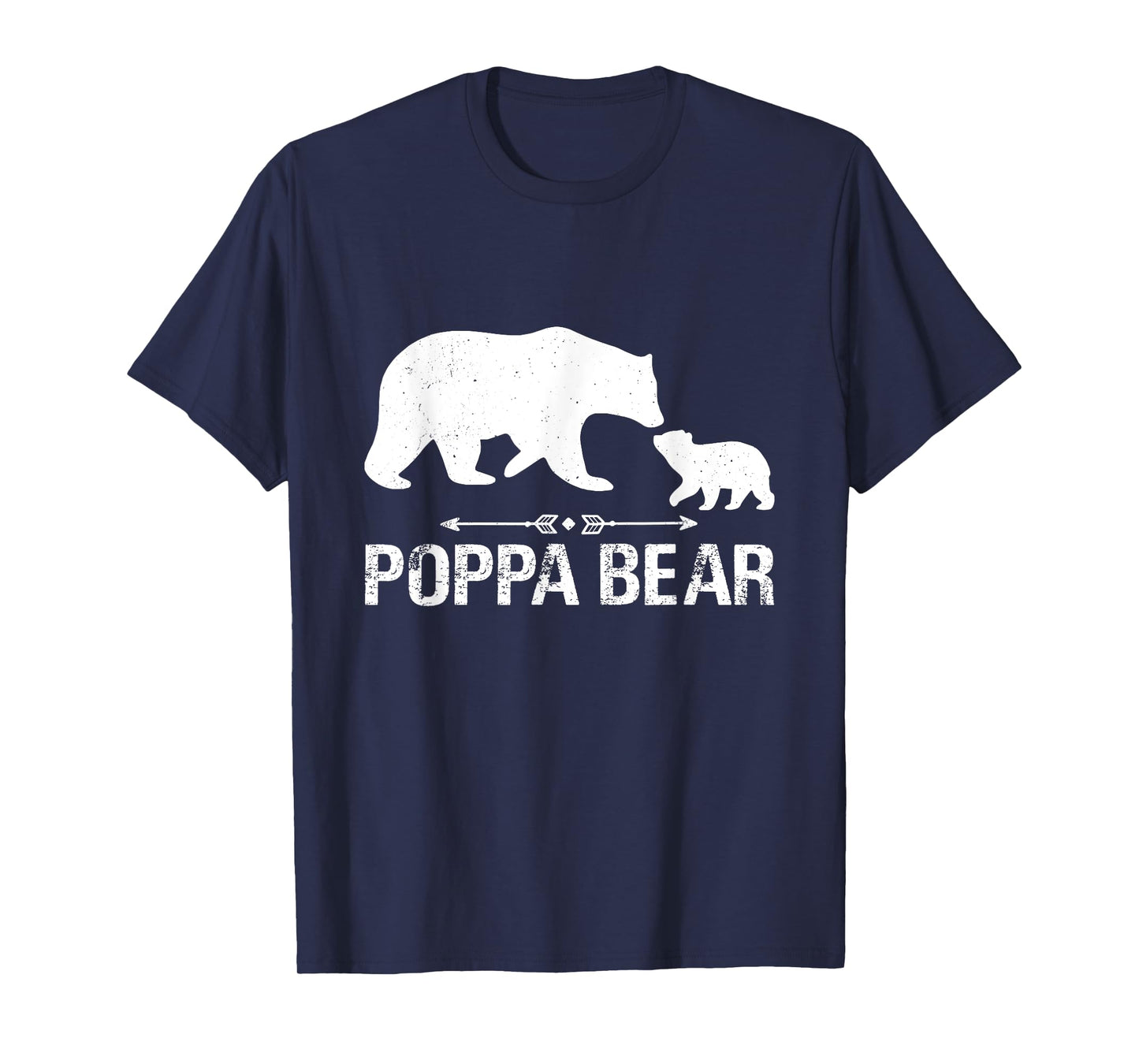 Poppa Bear Happy Father's Day Matching Family Dad Grandpa T-Shirt