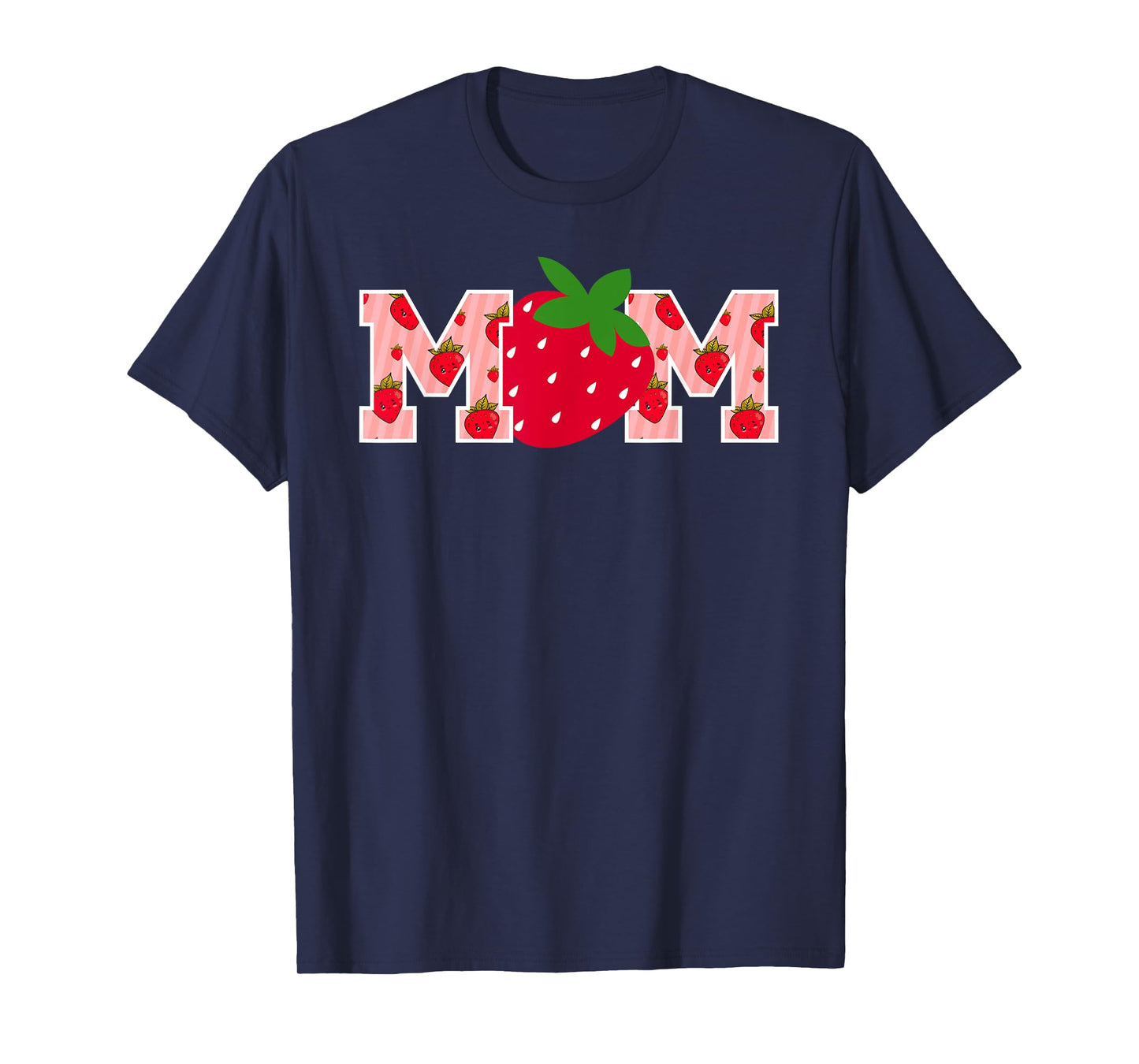Mom Strawberry First Birthday Party Funny Strawberry T-Shirt