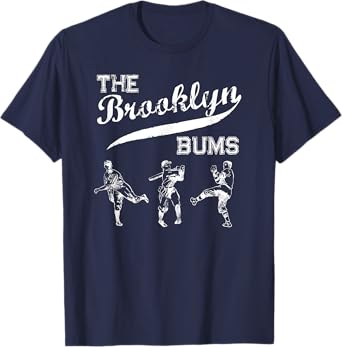 Classic Brooklyn Bums New York Baseball Fan Retro Vintage T-Shirt
