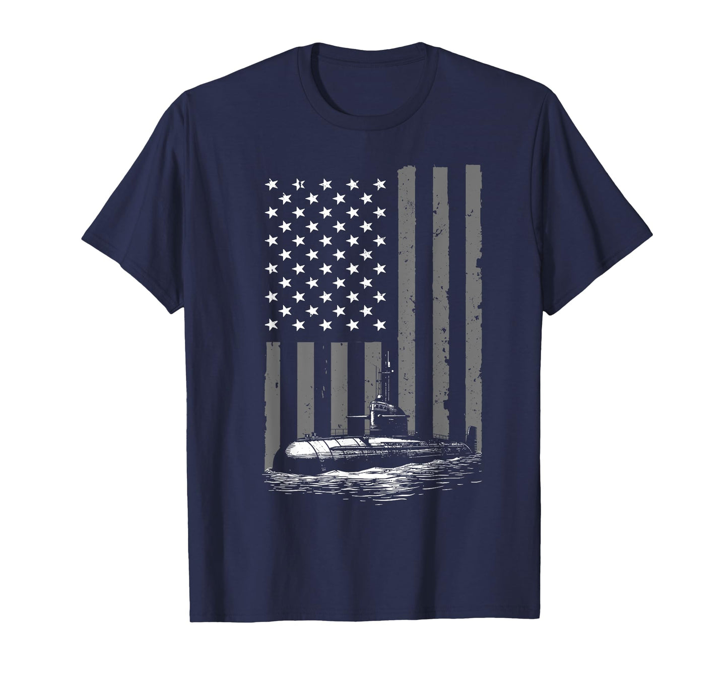 Funny Submarine Design For Men Submariner Submarine Veteran T-Shirt