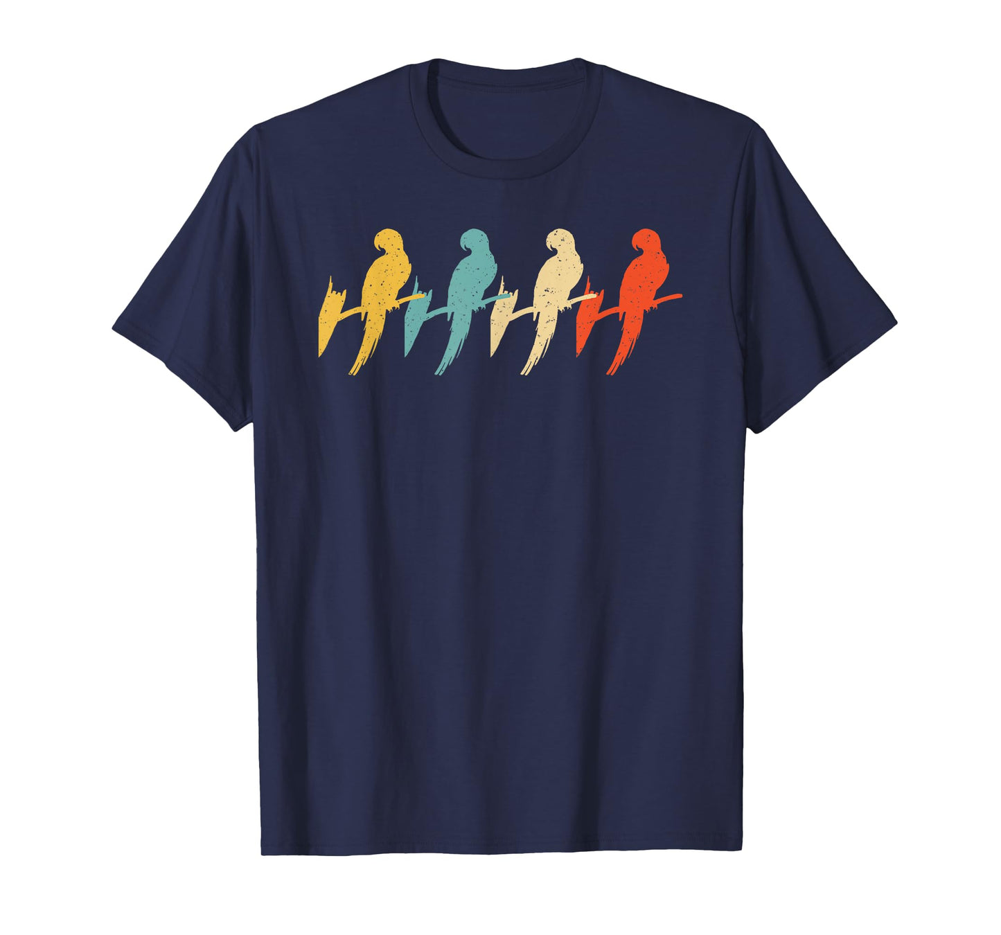 Cool Parrot Art For Men Women Girls Parrot Bird Lovers T-Shirt