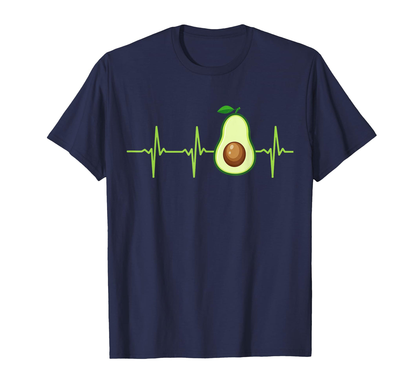 Avocado Heartbeat T-Shirt Avocado Shirt Gift Vegan Men Women T-Shirt