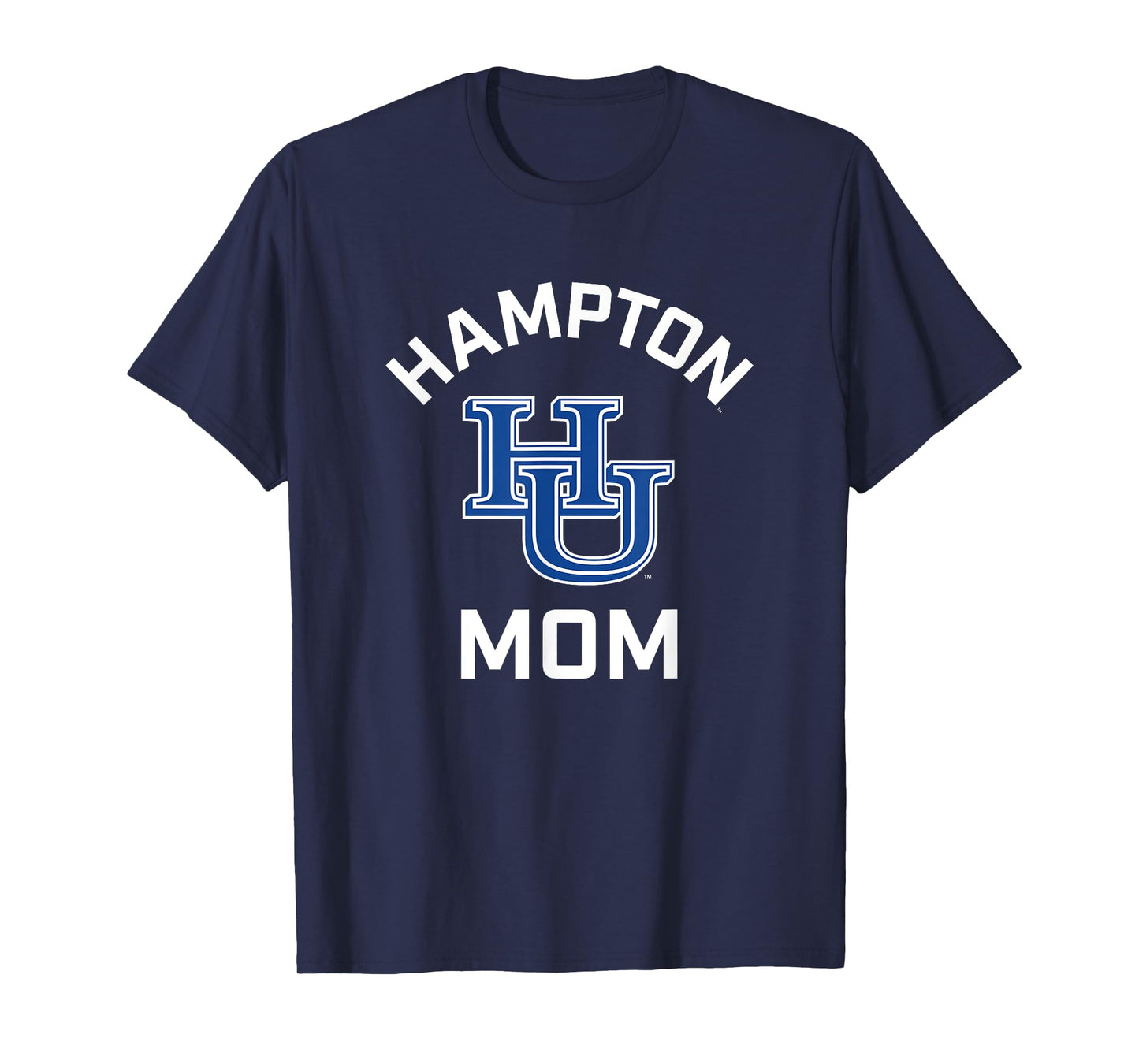 Hampton University Pirates Arched Mom T-Shirt
