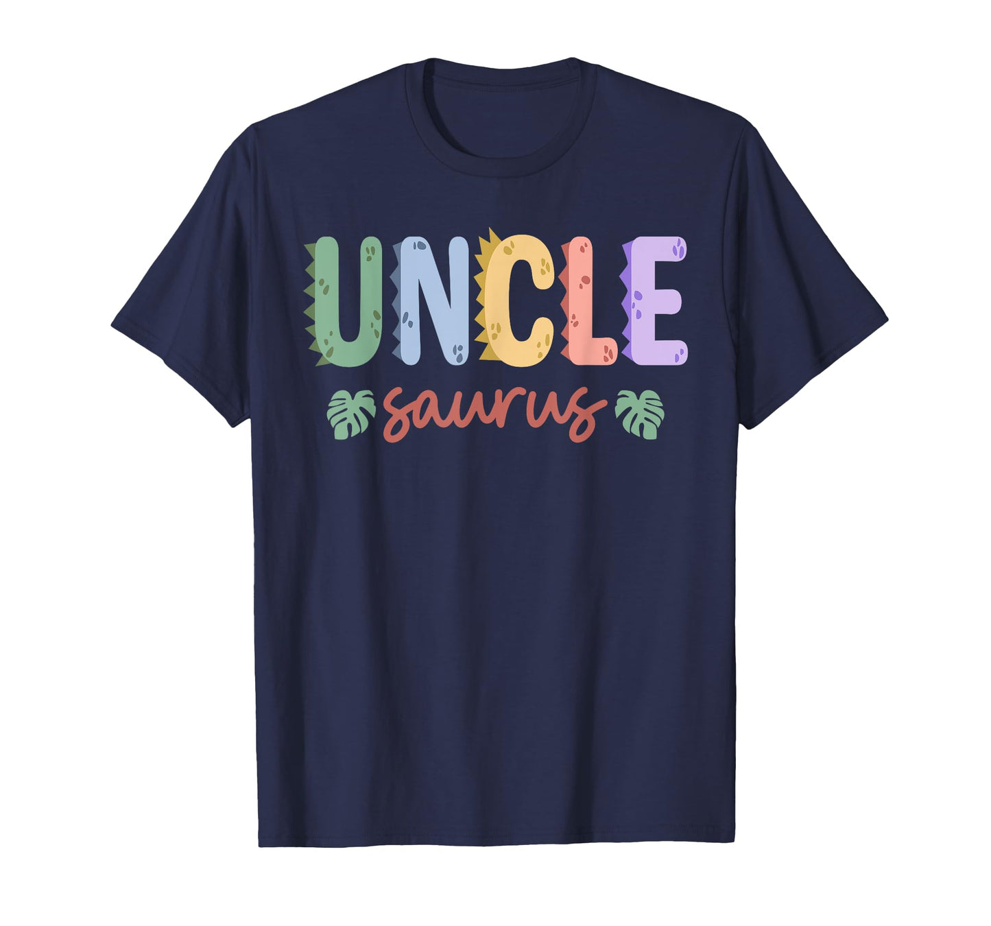Uncle Saurus Rex Dinosaur Birthday Squad Crew Family T-Shirt