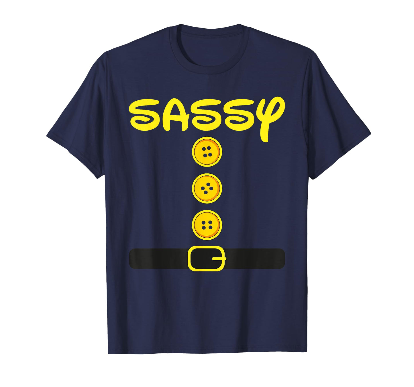 Sassy-Dwarf Costume Color Family Matching Dwarf Halloween T-Shirt