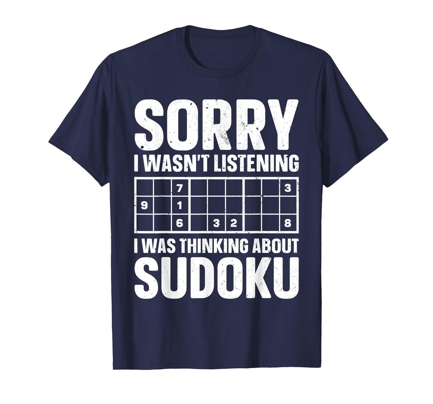 Cool Sudoku Design For Men Women Sudoku Player Sudoku Lover T-Shirt