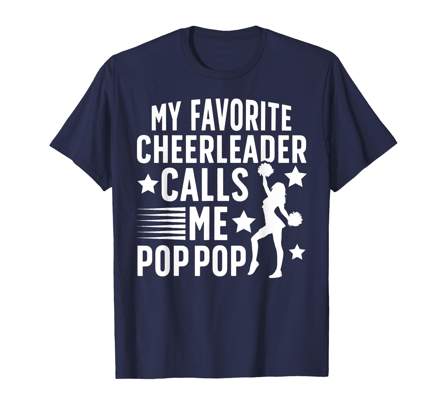 Proud Cheer Pop Pop Cheerleader Pop Pop Cheerleading Pop Pop T-Shirt