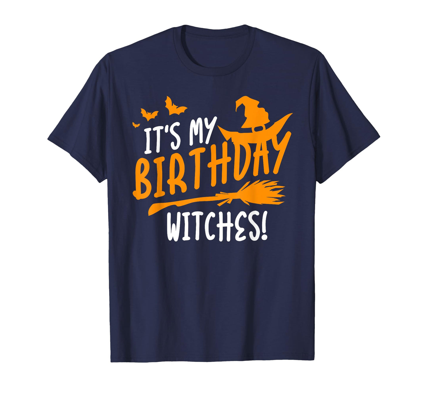 It's My Birthday Witches Halloween Vintge Nightmare T-Shirt