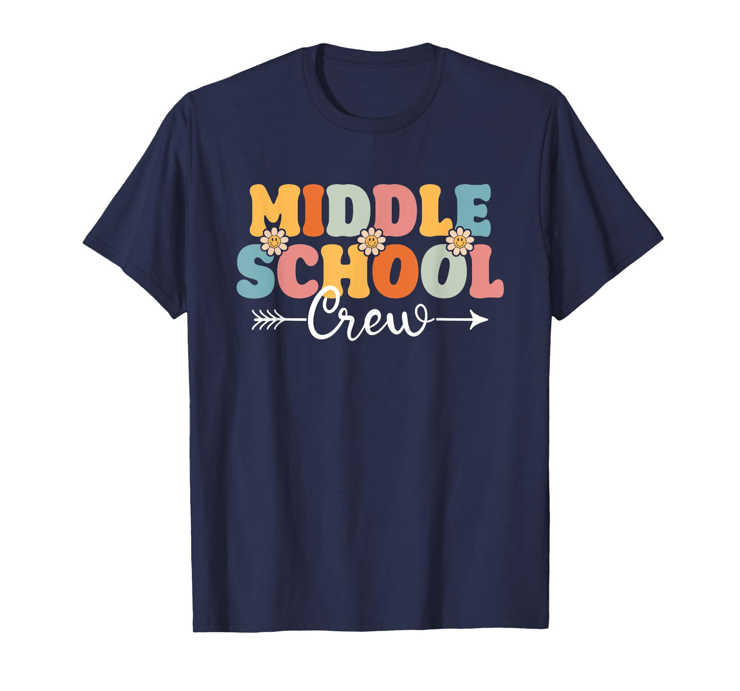 Middle School Crew Back To School Teachers Students T-Shirt for Men Women Kids