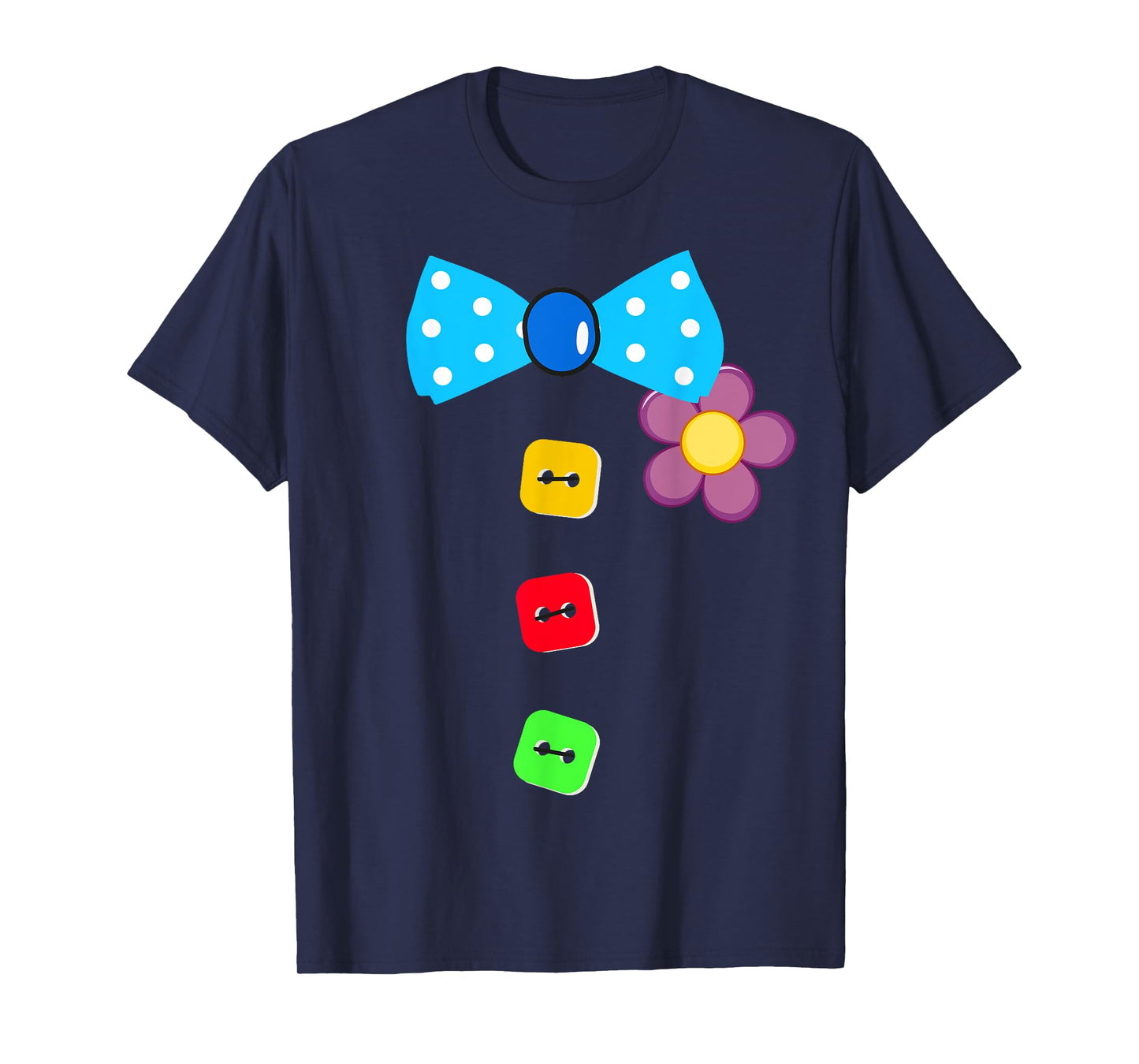 Halloween Clown T-Shirt Tie Costume For Man Woman And Kids T-Shirt
